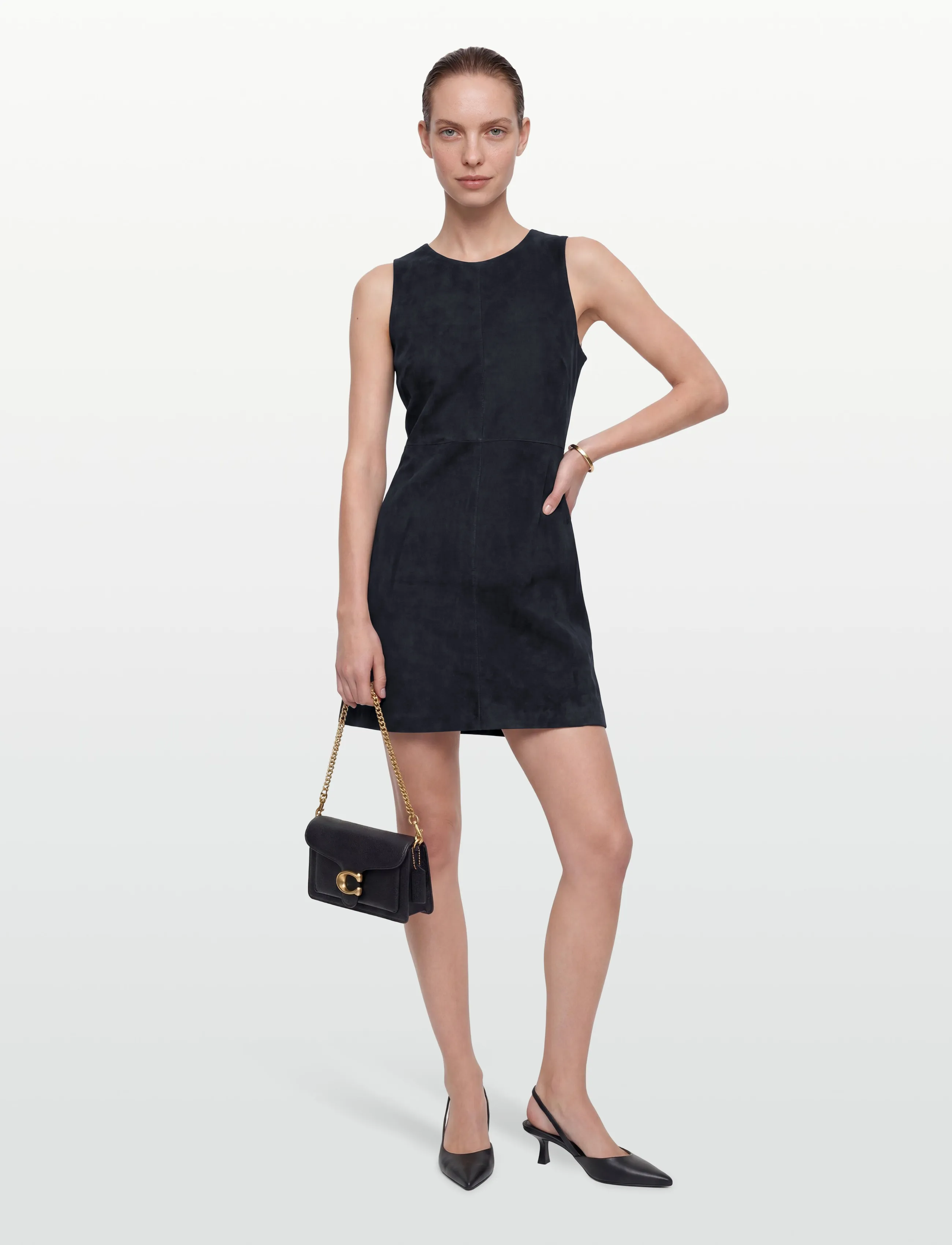 BOSS Sycara - Dresses - DARK BLUE / black