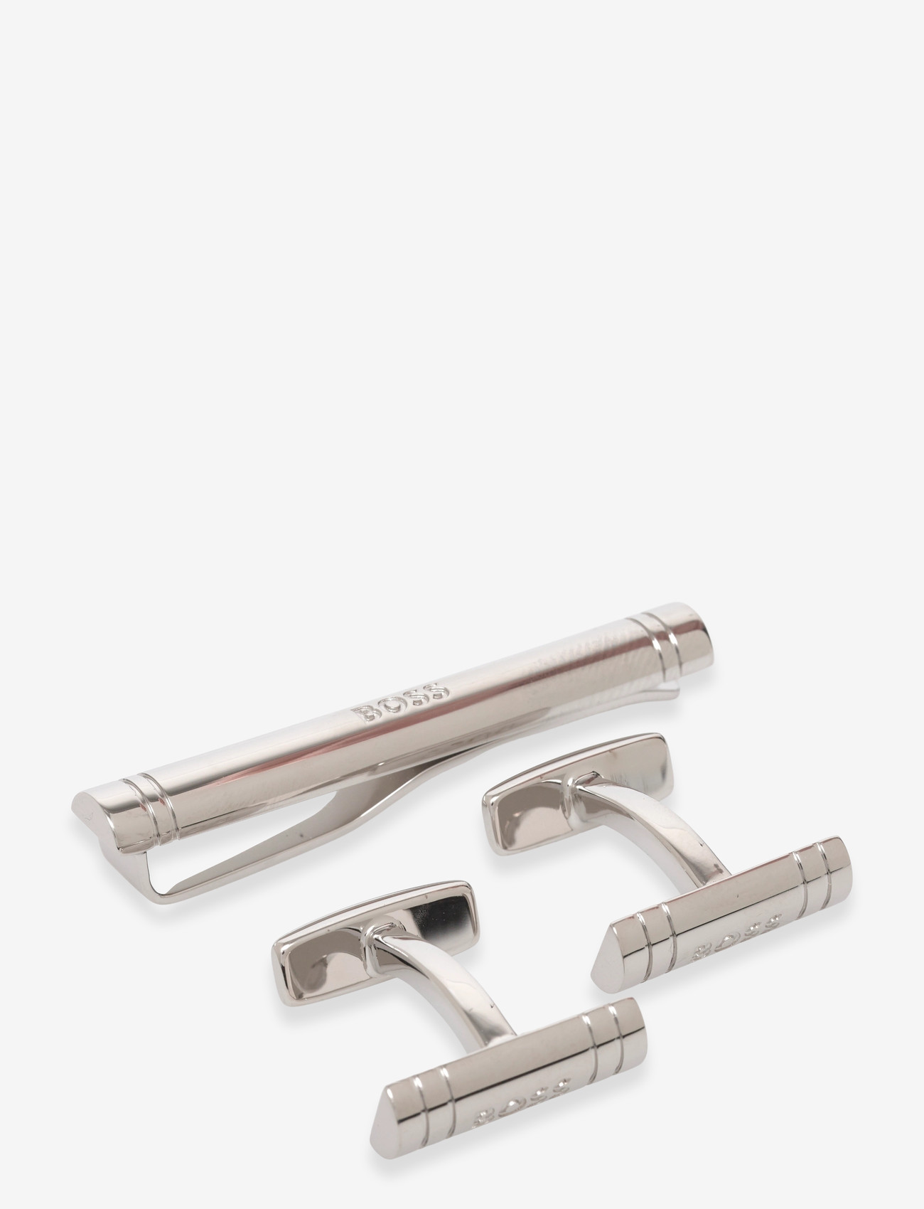BOSS - B-LOGO2SET-TIE - slipsklämmor - silver - 0