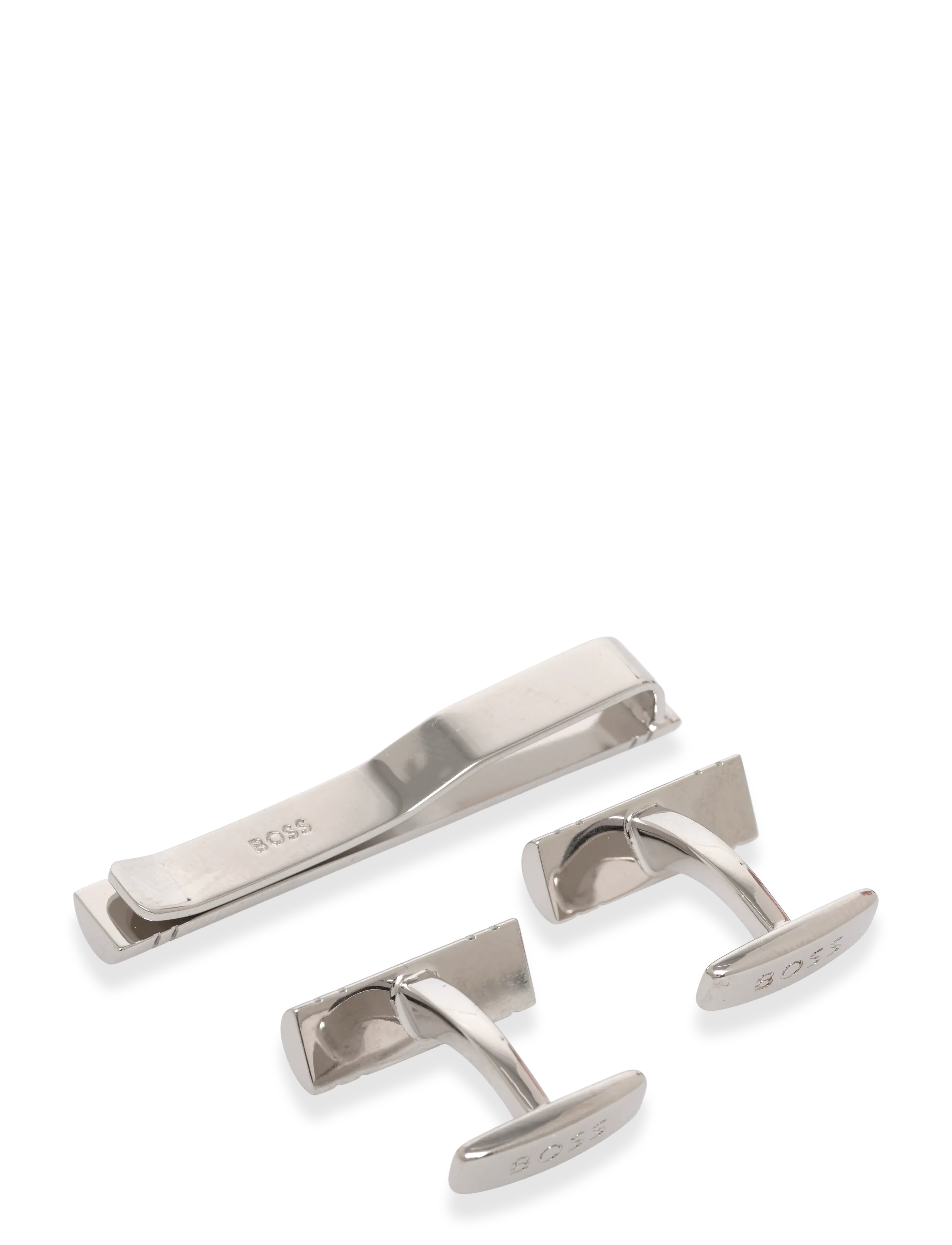 BOSS - B-LOGO2SET-TIE - silver - 1