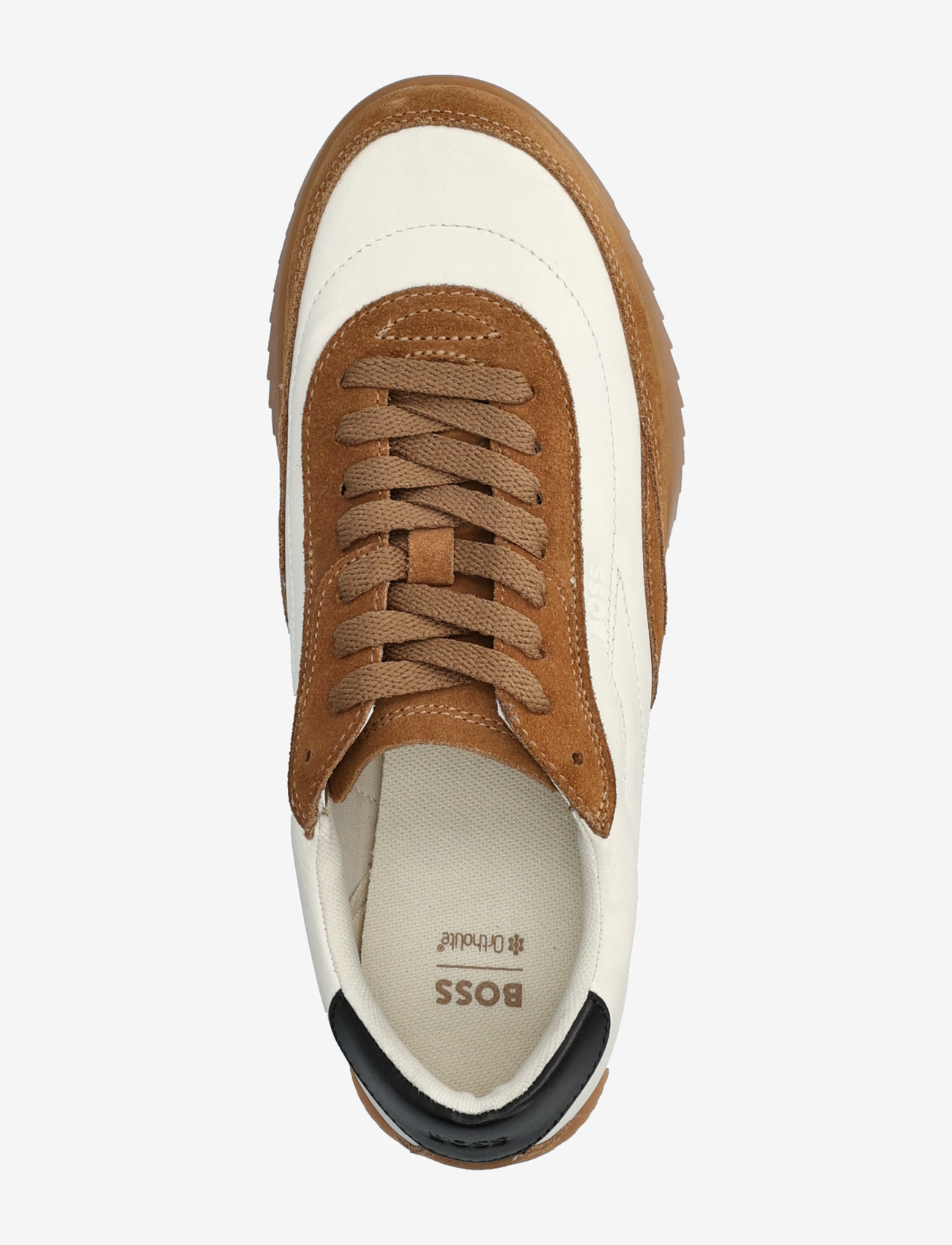 BOSS - Carlynn_Lowp_ltsd - lágir strigaskór - medium beige - 3