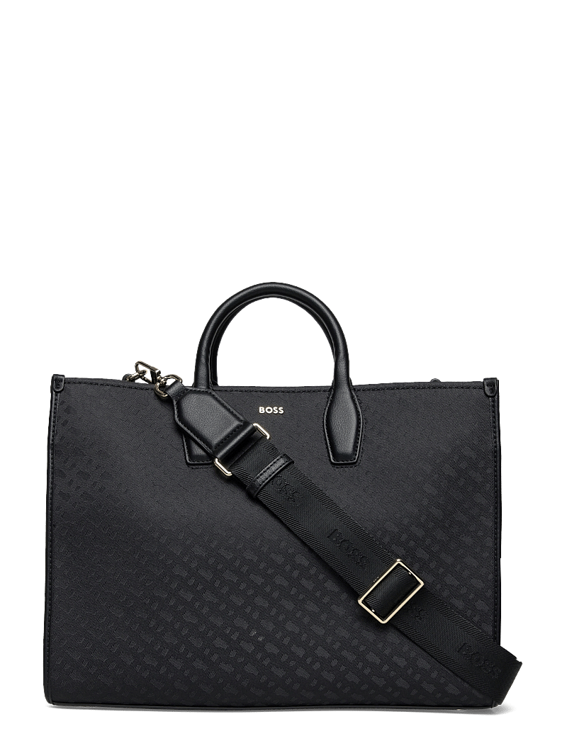 BOSS - Sandy MED Tote JAQ - alltags-style - black - 0
