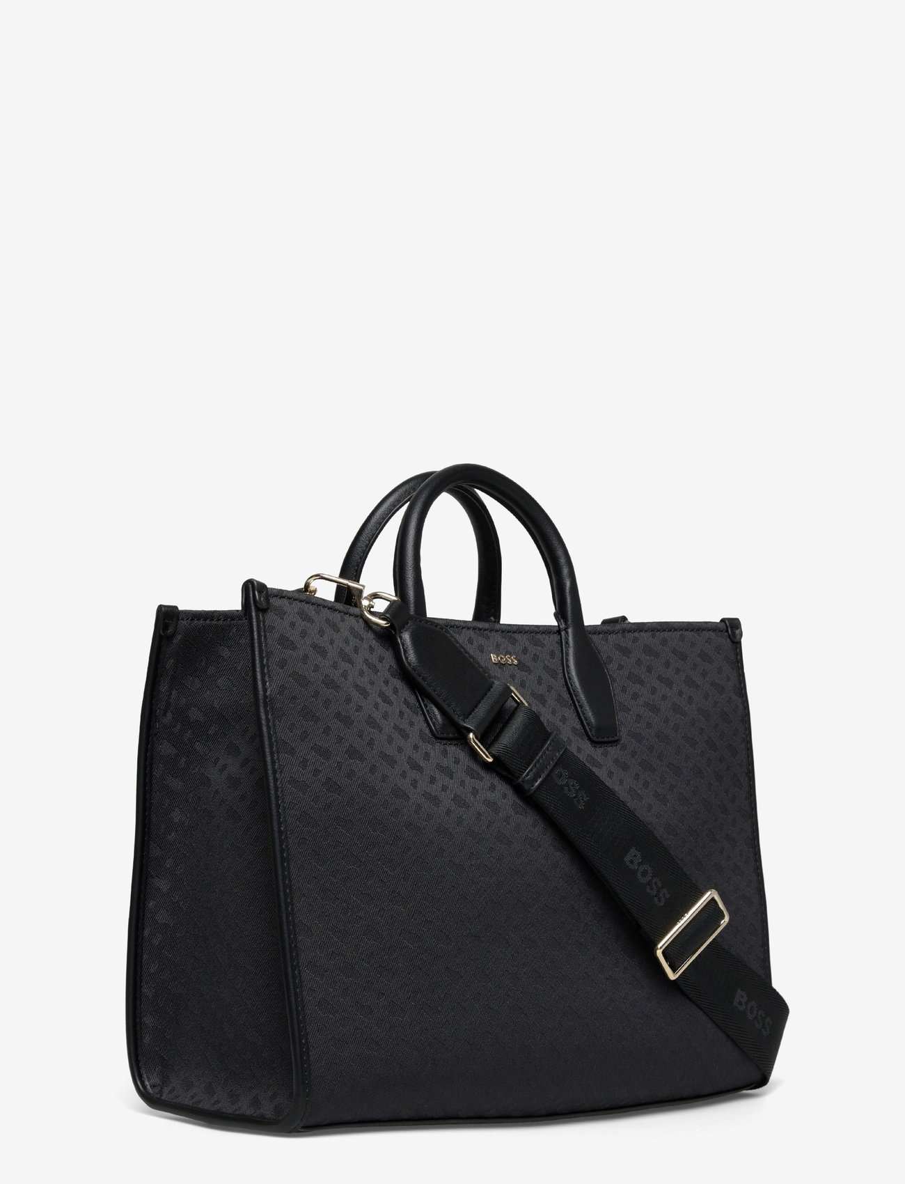 BOSS - Sandy MED Tote JAQ - hverdags stil - black - 2