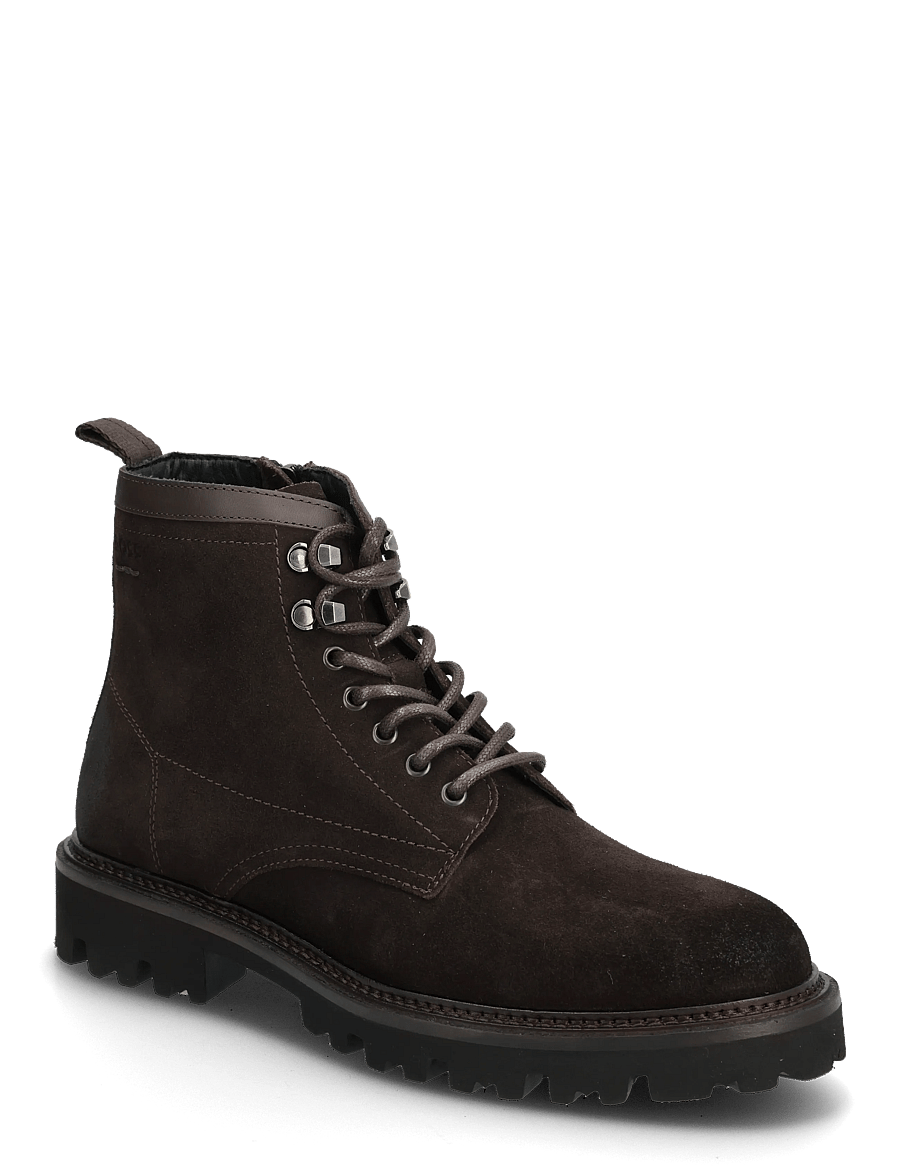 BOSS - Julyo_Halb_sdlt - paeltega saapad - dark brown - 0