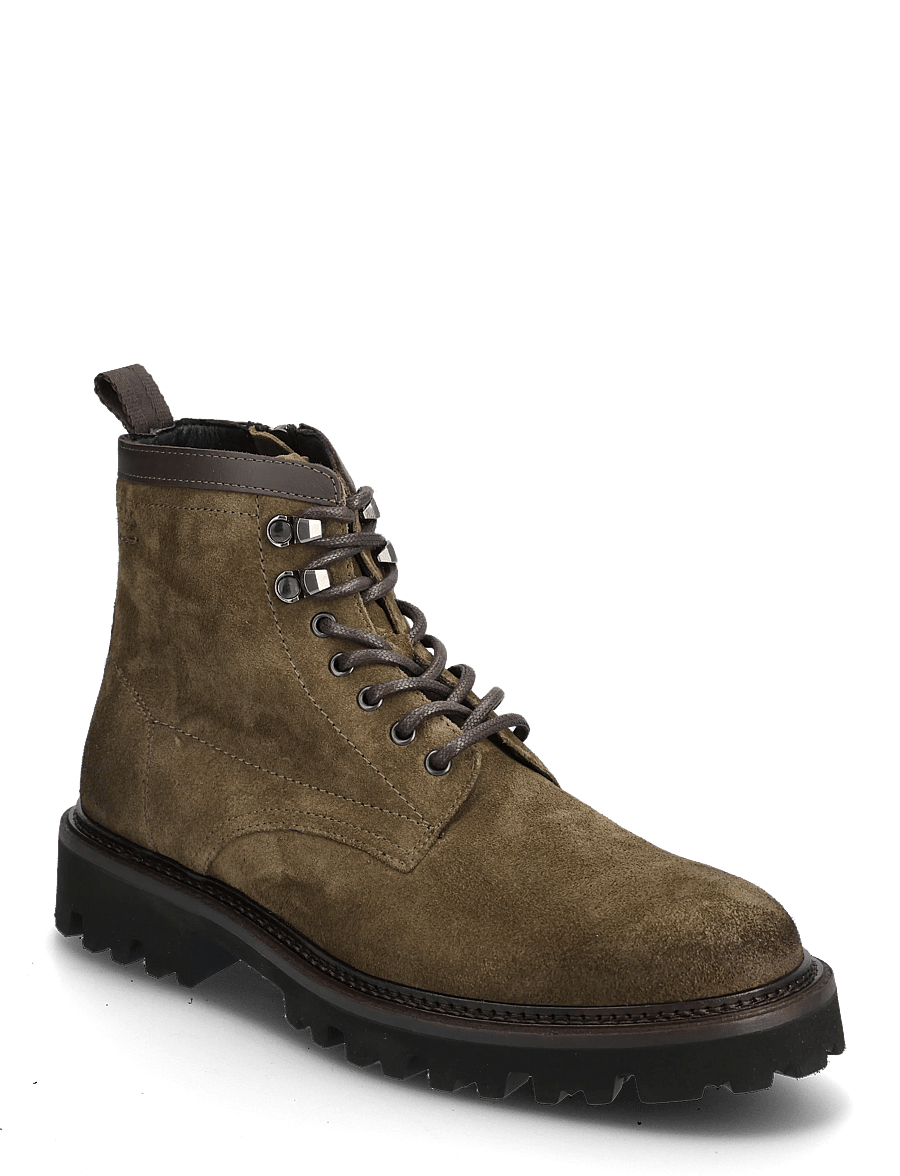 BOSS - Julyo_Halb_sdlt - schnürstiefel - dark green - 0