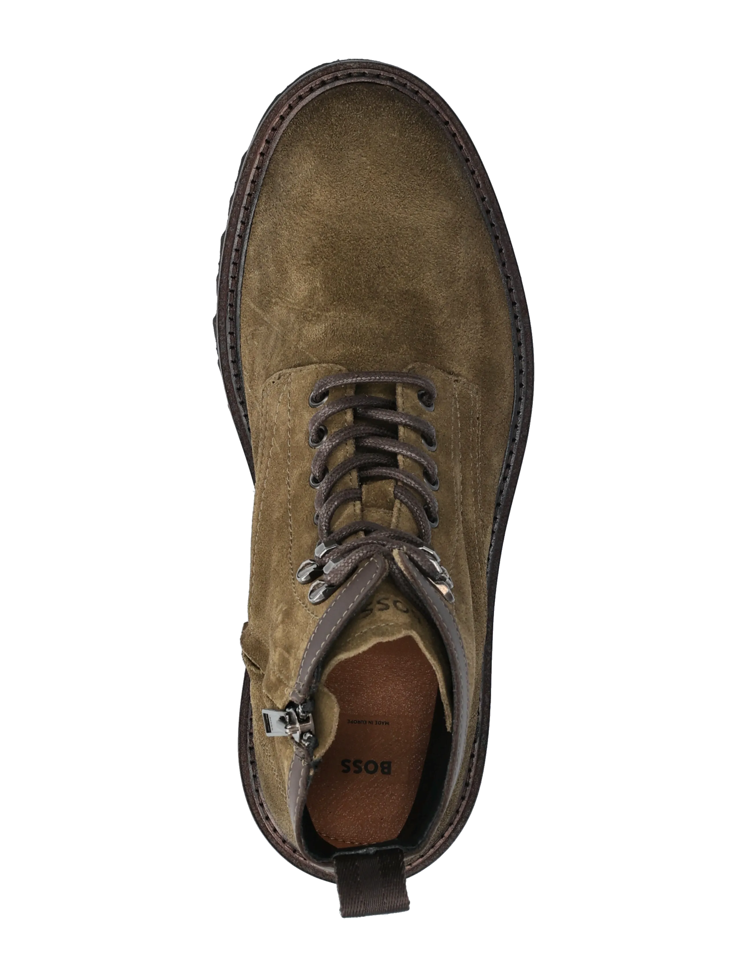 BOSS - Julyo_Halb_sdlt - kängor med snörning - dark green - 3