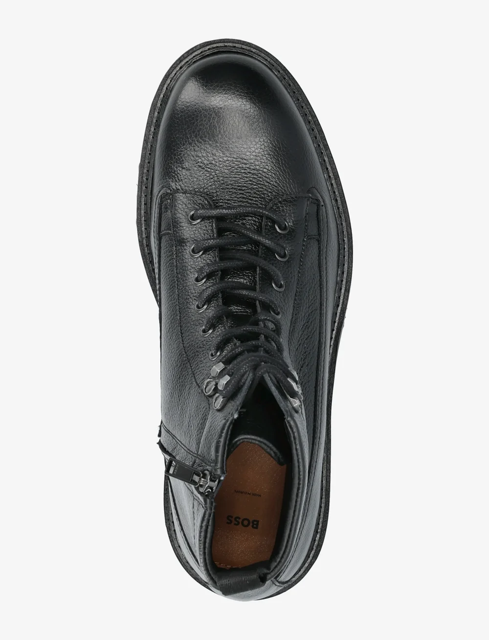 BOSS - Julyo_Halb_grhk - støvler med snøre - black - 3