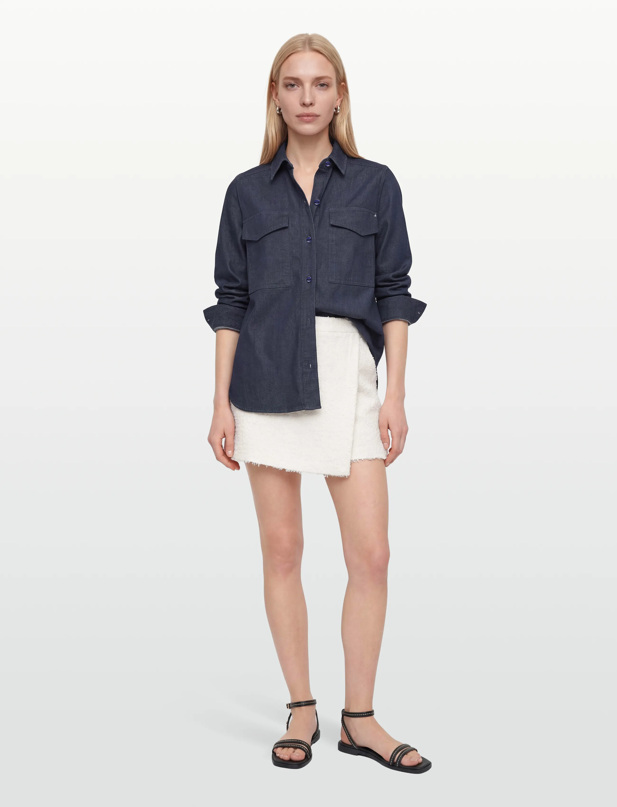 BOSS - ALOSYNE - jeanshemden - dark blue - 0