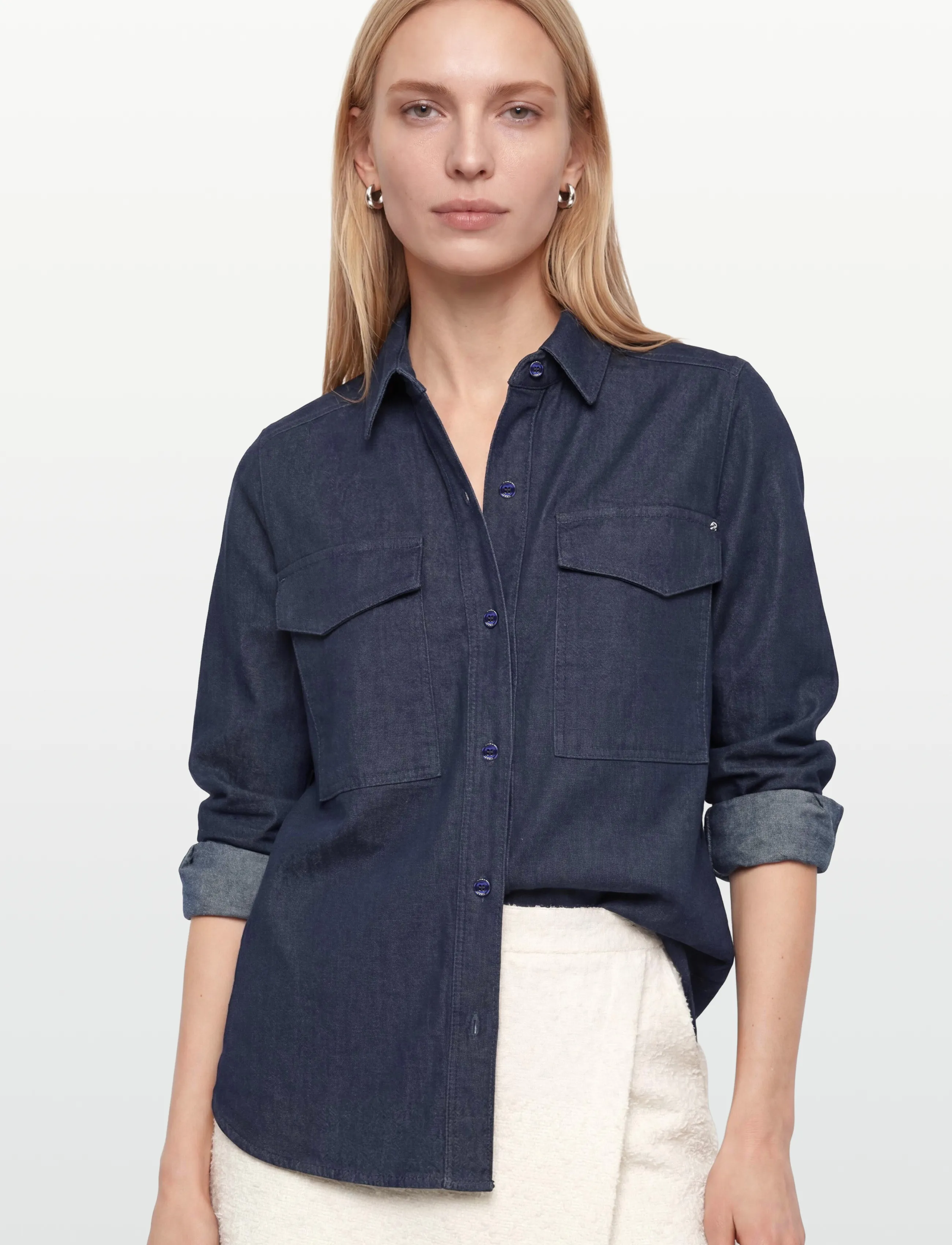 BOSS - ALOSYNE - denim shirts - dark blue - 3