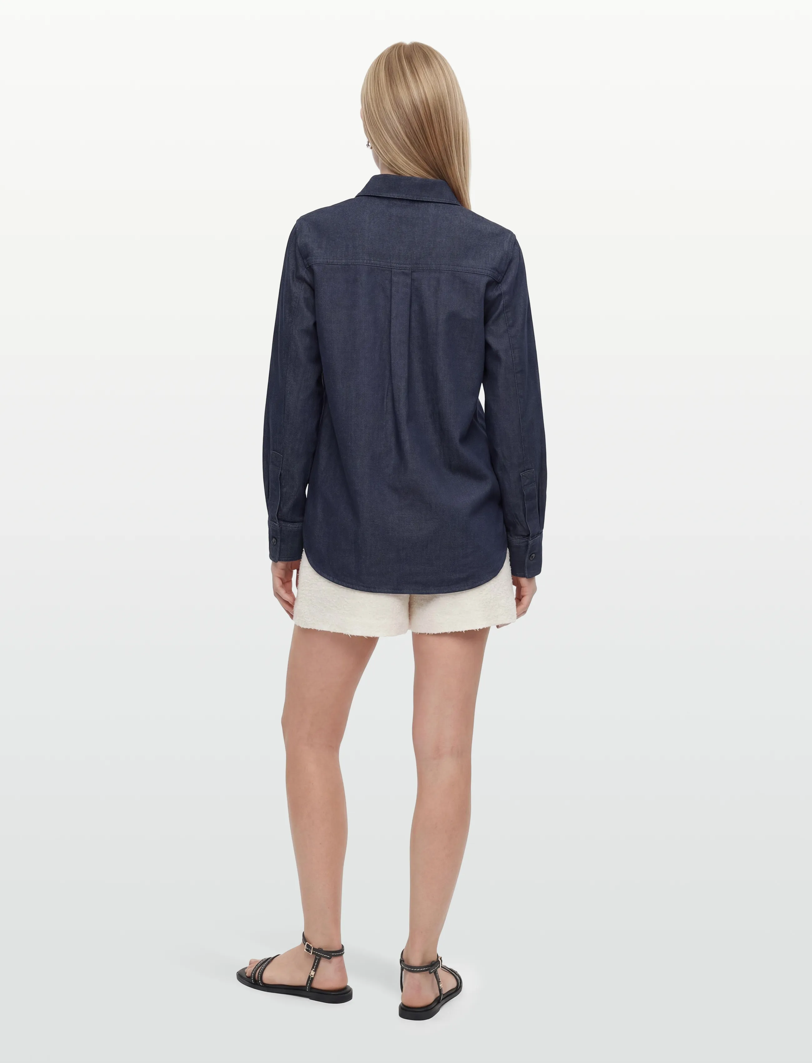 BOSS - ALOSYNE - denim shirts - dark blue - 4