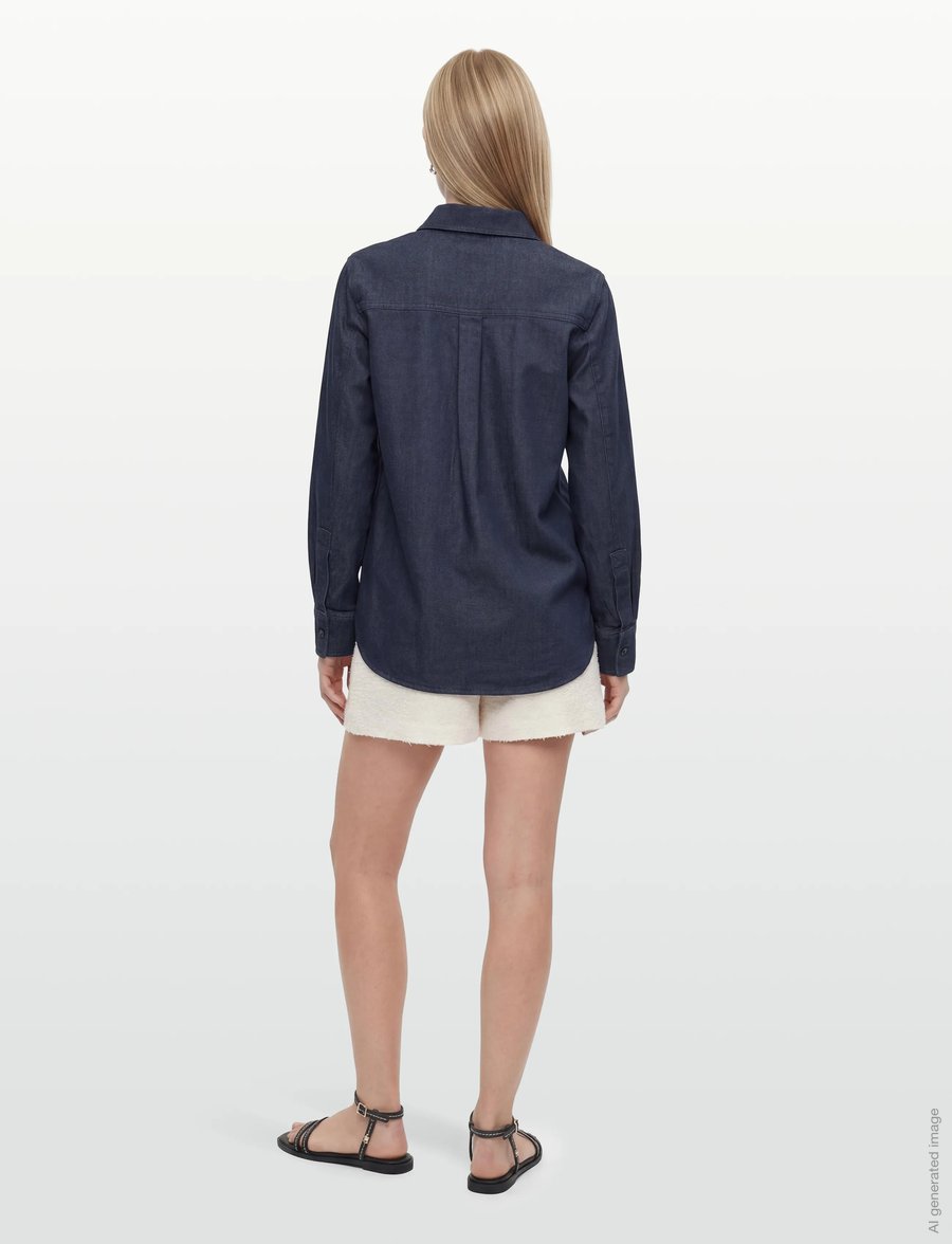 BOSS - ALOSYNE - jeanshemden - dark blue - 4