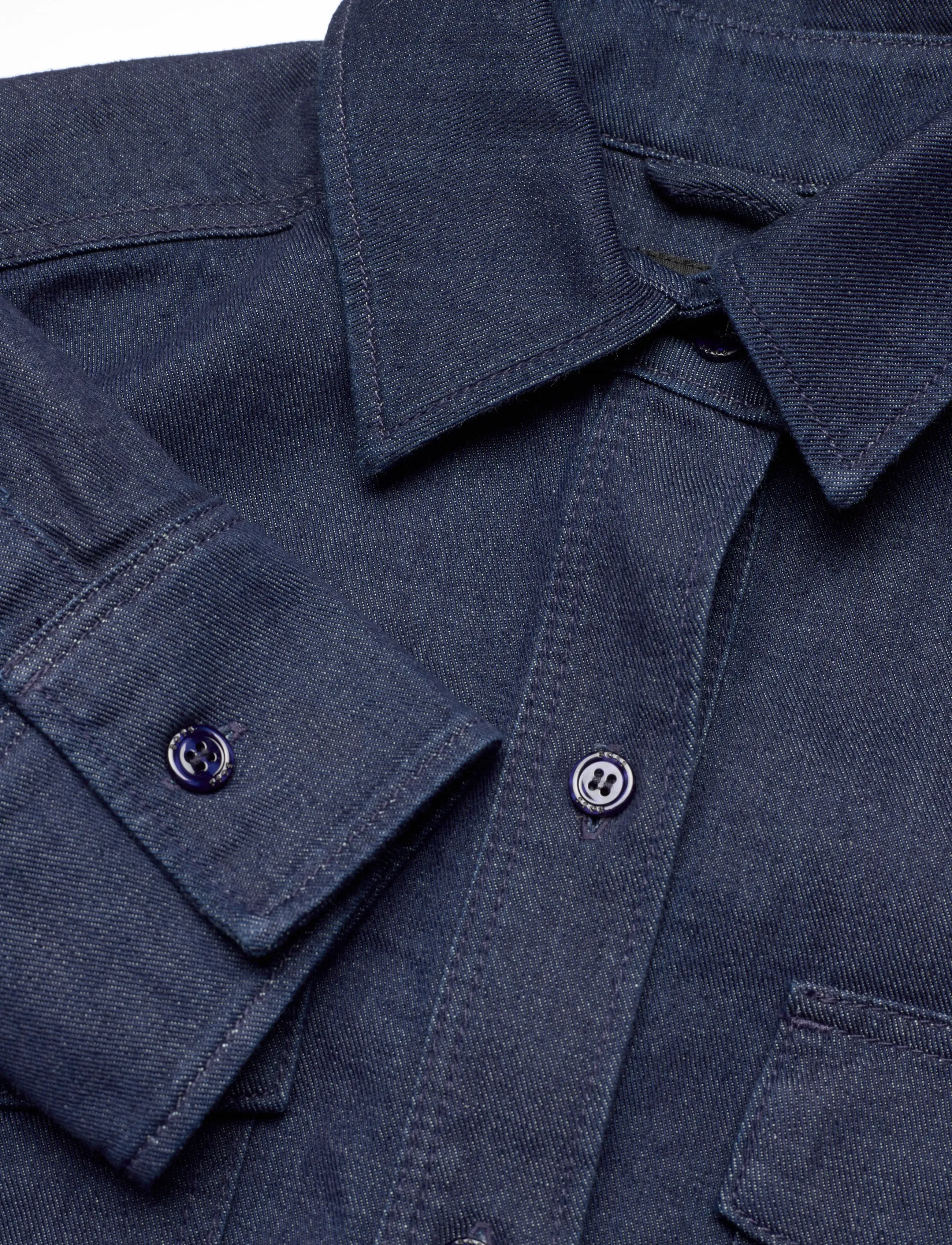 BOSS - ALOSYNE - denim shirts - dark blue - 5