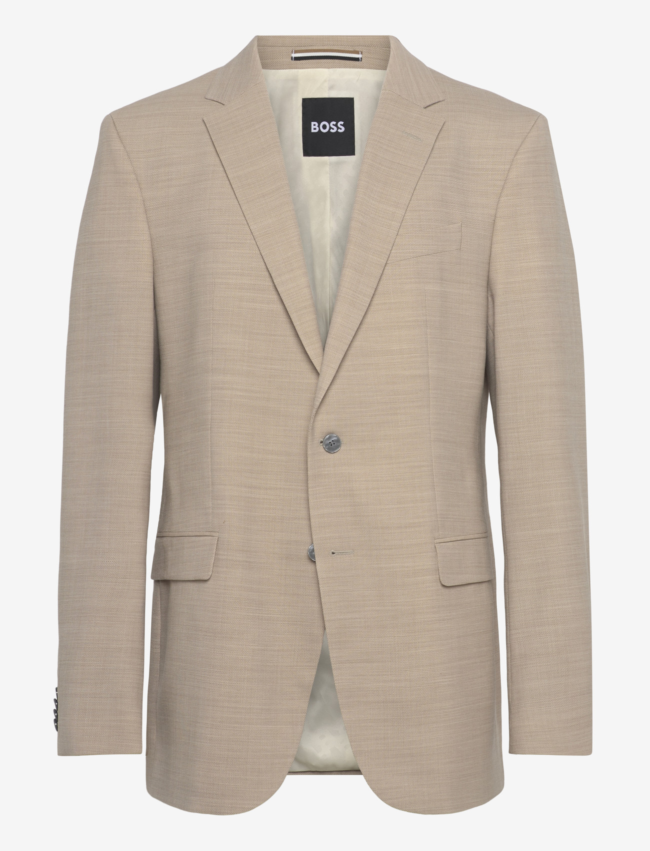 BOSS - H-Jasper-MM-C-253 - enkeltradede blazere - light beige - 0