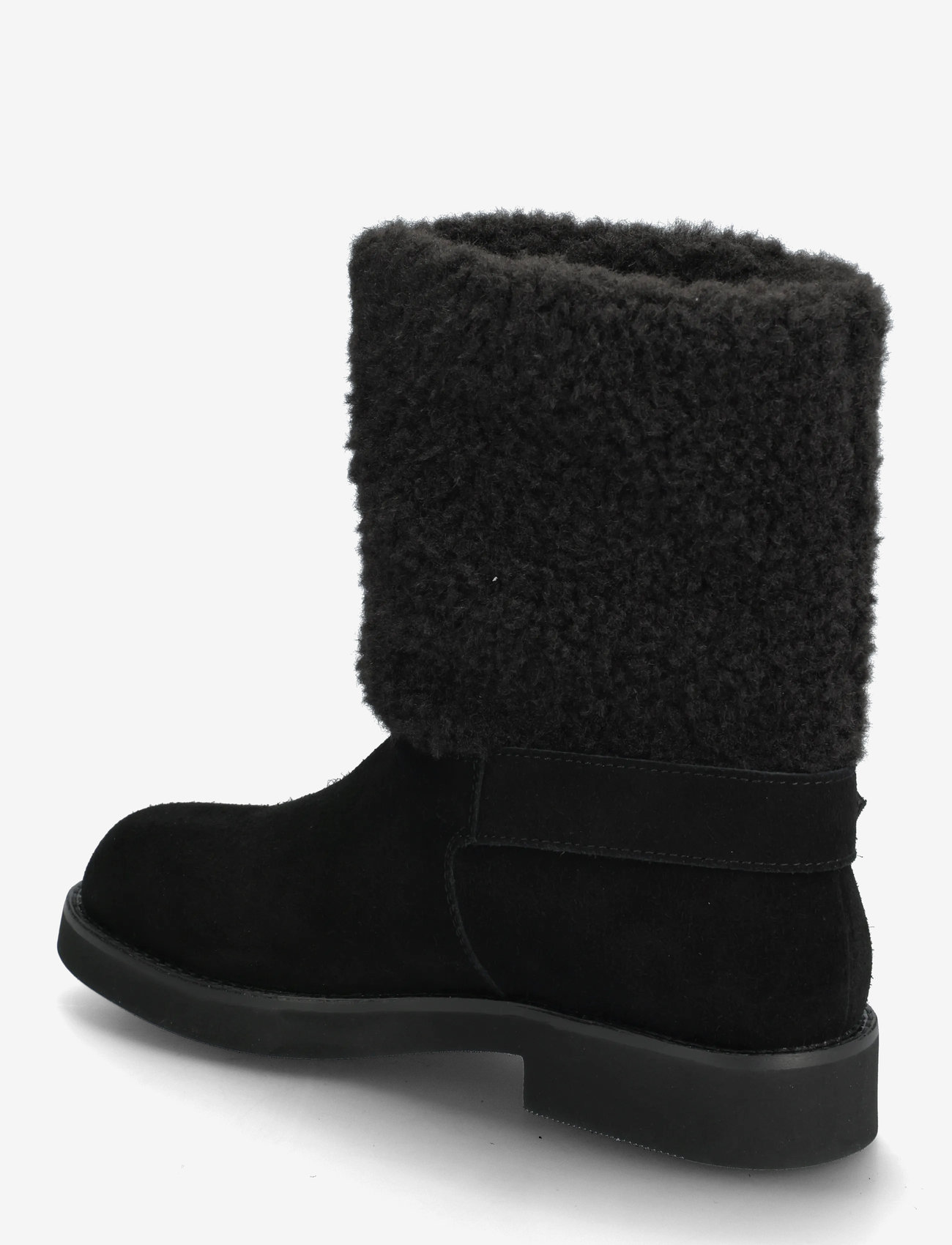 BOSS - Eleri_Bootie_FRSDBK - flate ankelboots - black - 2