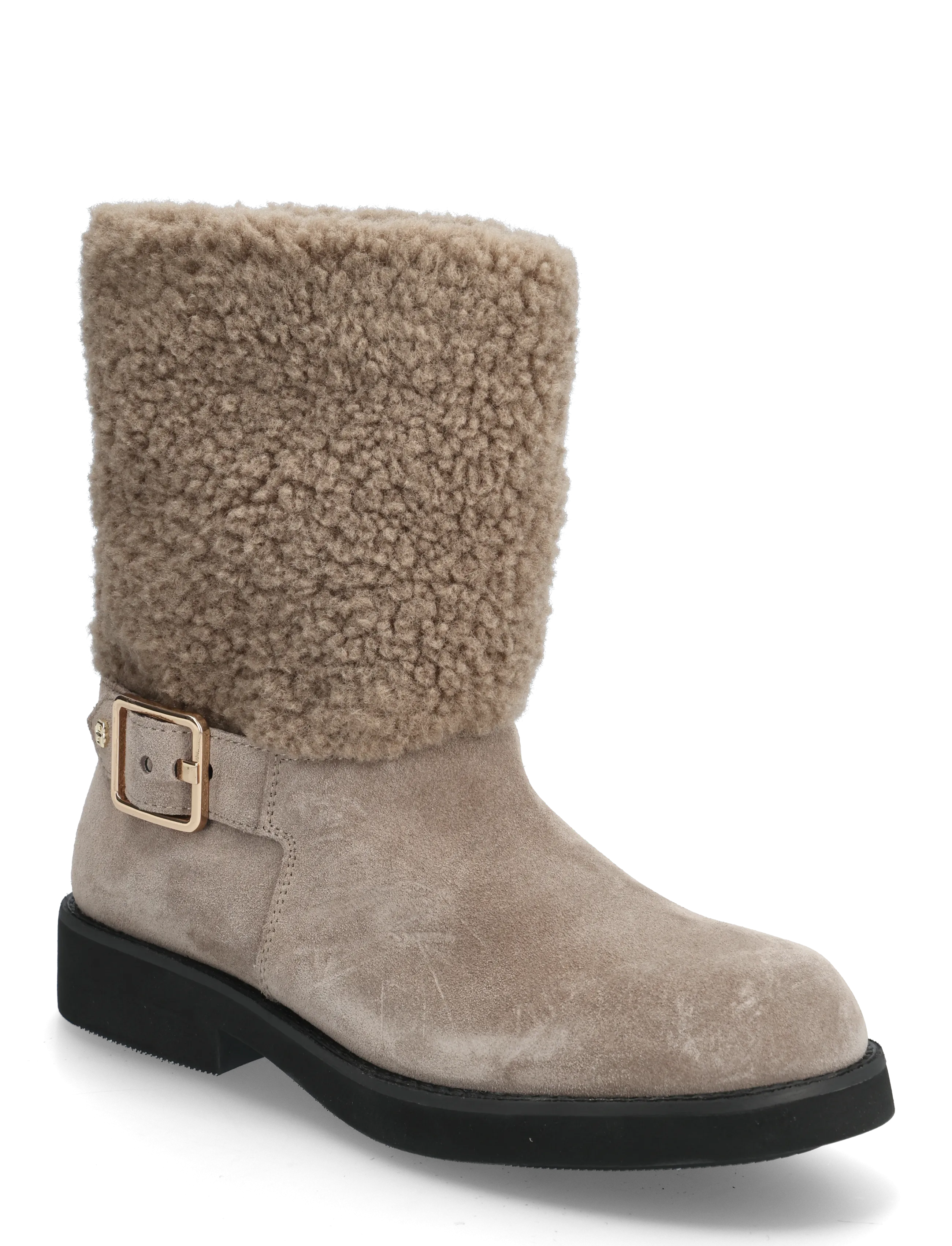 BOSS Eleri_Bootie_Frsdbk, 37, Boots, Beige - Winter Frauen
