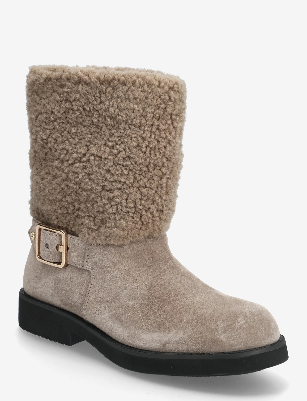 BOSS - Eleri_Bootie_FRSDBK - flache stiefeletten - open brown - 0
