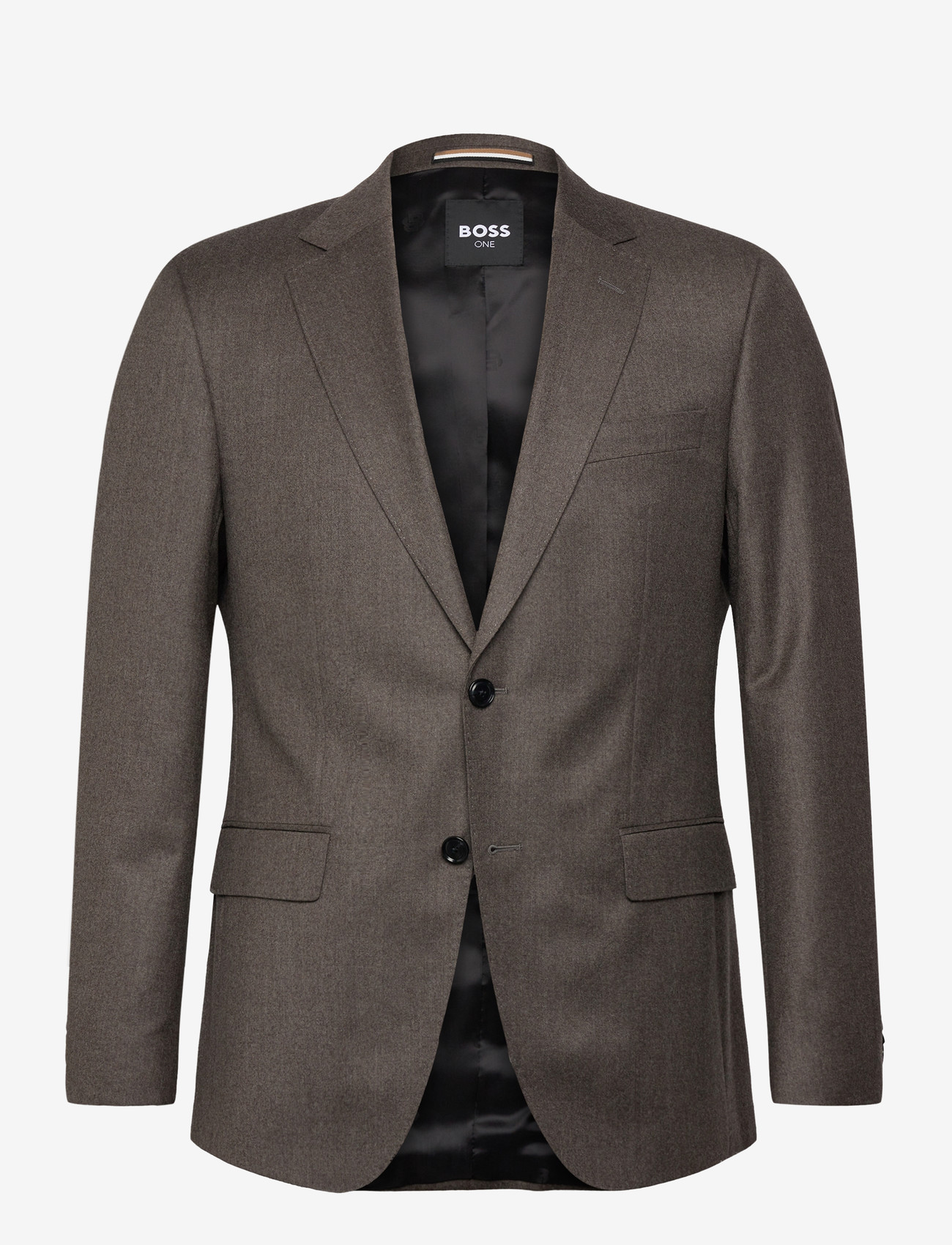 BOSS - H-Huge-253 - enkeltradede blazere - dark brown - 0
