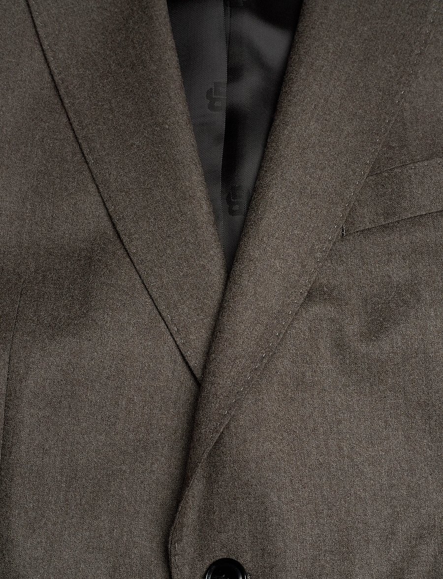 BOSS - H-Huge-253 - enkeltradede blazere - dark brown - 2