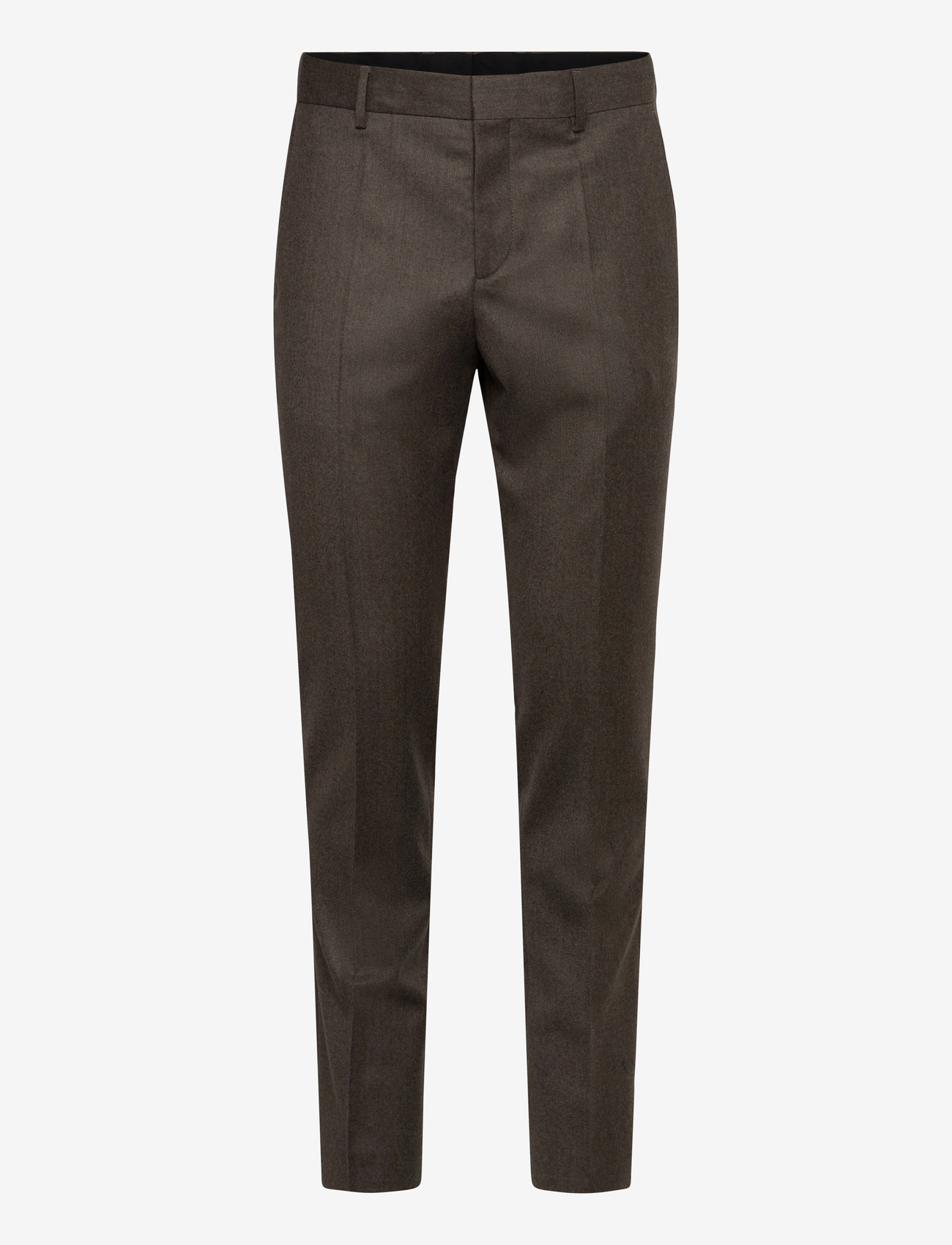 BOSS - H-Genius-253 - jakkesætsbukser - dark brown - 0