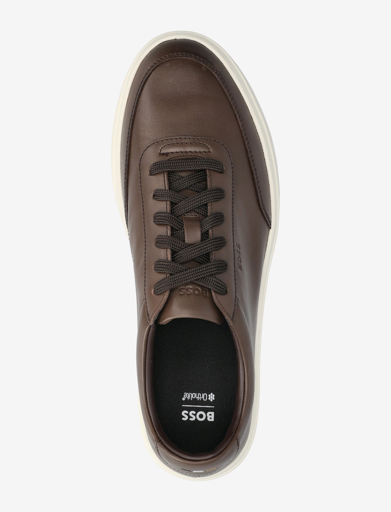 BOSS - Kieran_Tenn_buox - låga sneakers - dark brown - 3
