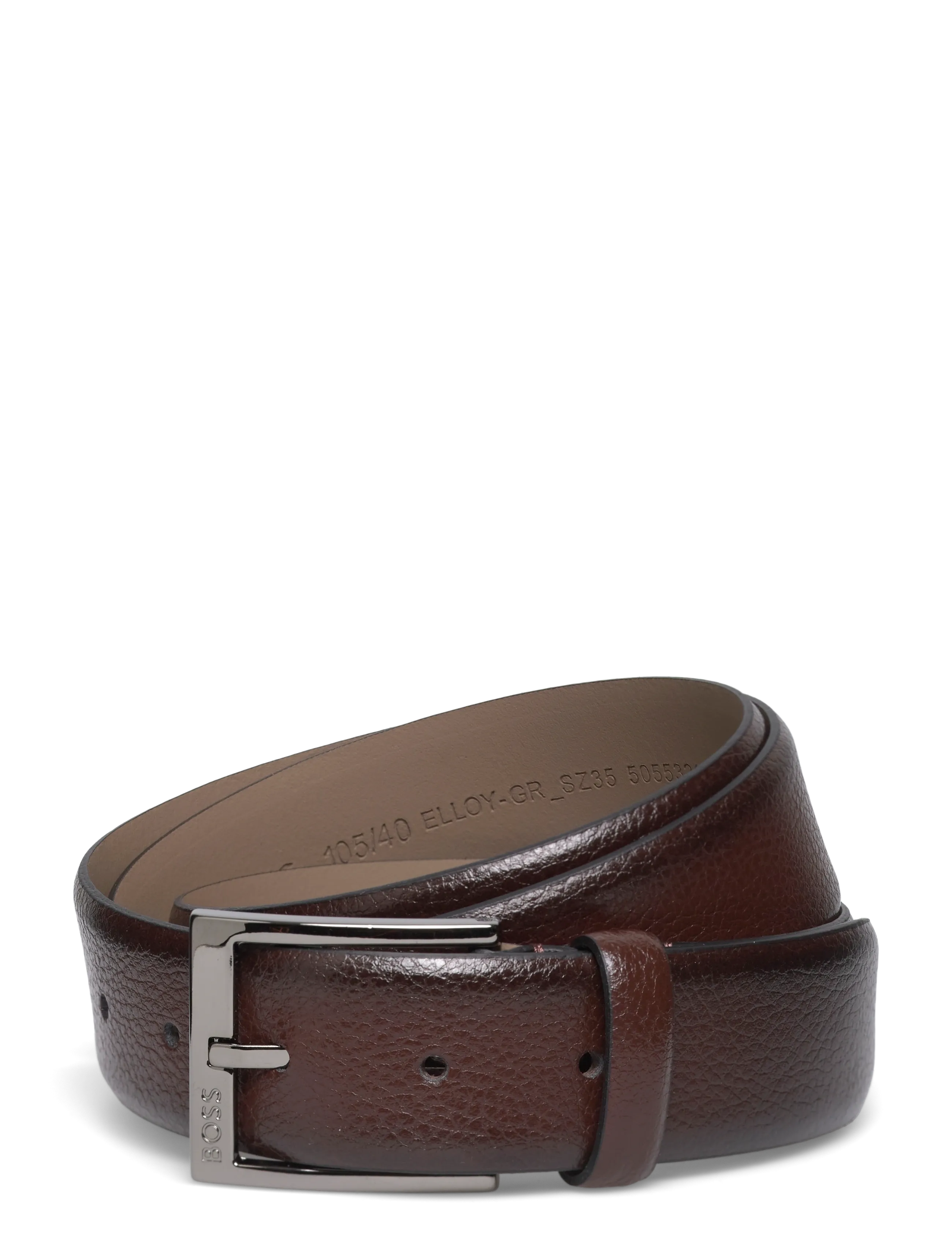 BOSS Elloy-Gr_Sz35 - Bælter - OPEN BROWN / brown