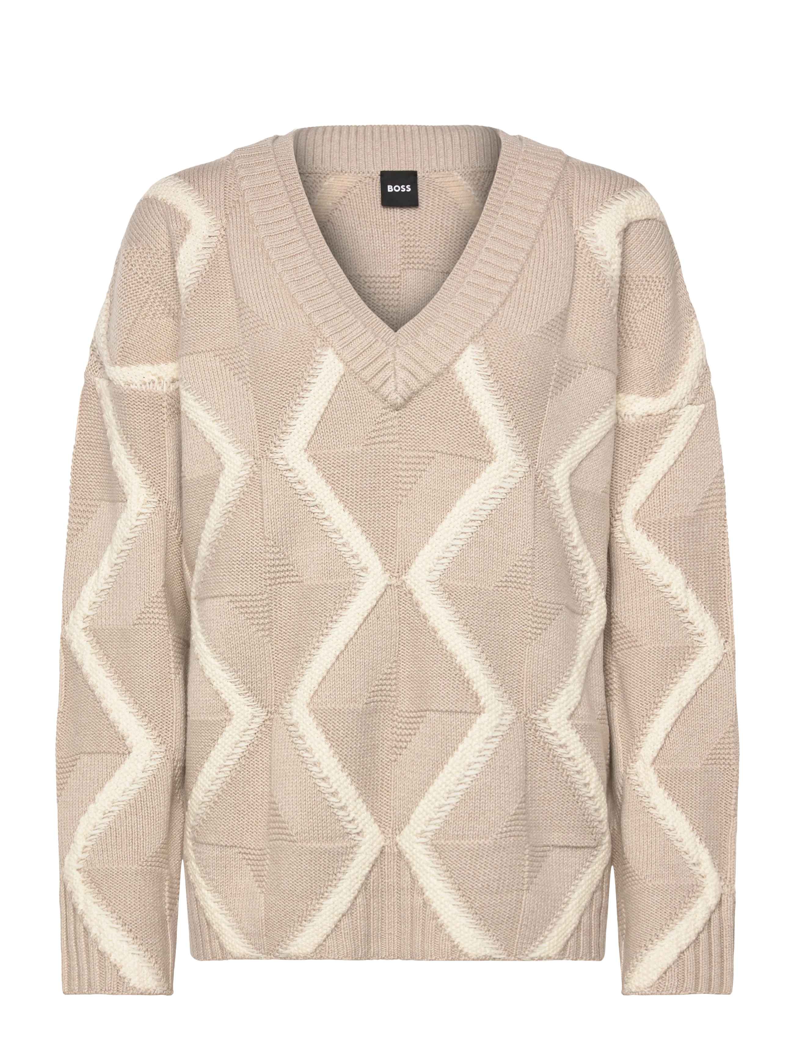 BOSS Flarin - Tøj - OPEN MISCELLANEOUS / beige