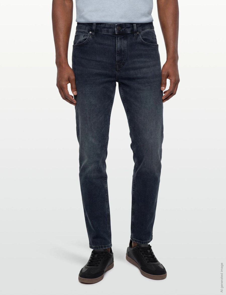 BOSS - P-Re.Maine - tapered jeans - navy - 3