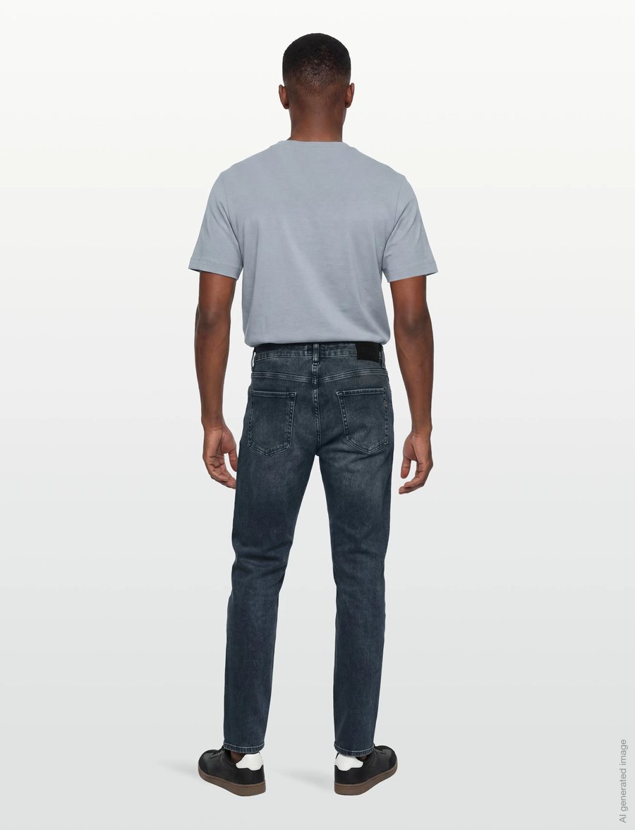 BOSS - P-Re.Maine - tapered jeans - navy - 4