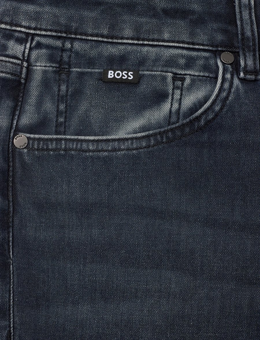 BOSS - P-Re.Maine - schmal zulaufende jeans - navy - 5