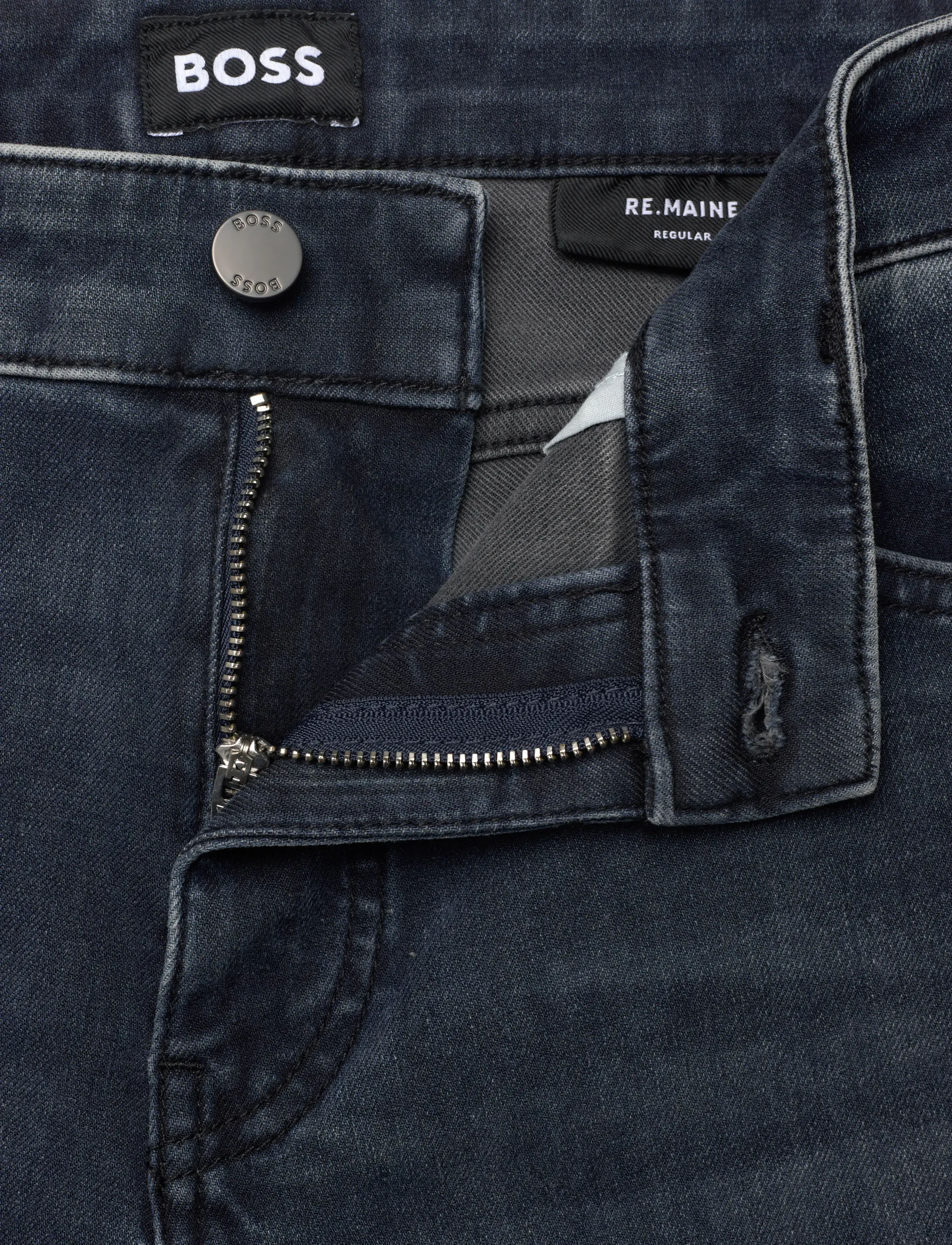 BOSS - P-Re.Maine - tapered jeans - navy - 3