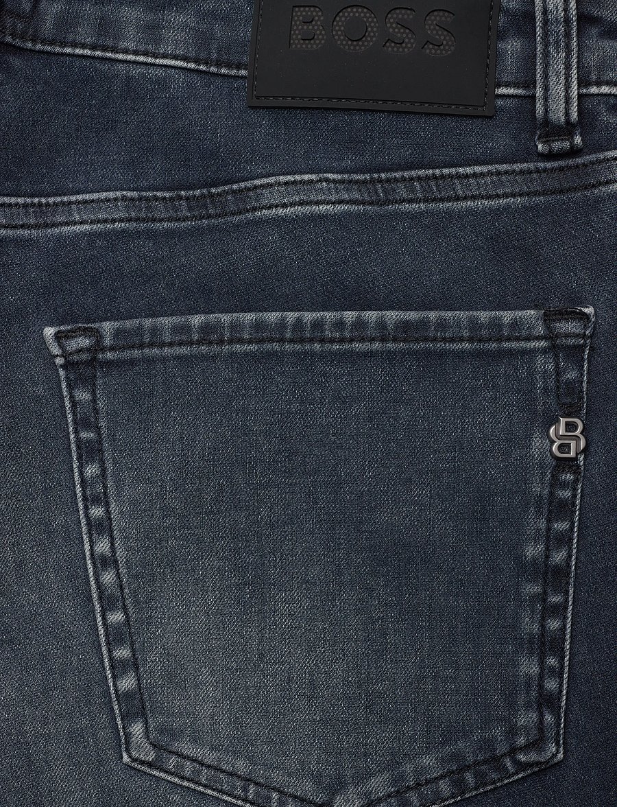 BOSS - P-Re.Maine - tapered jeans - navy - 4
