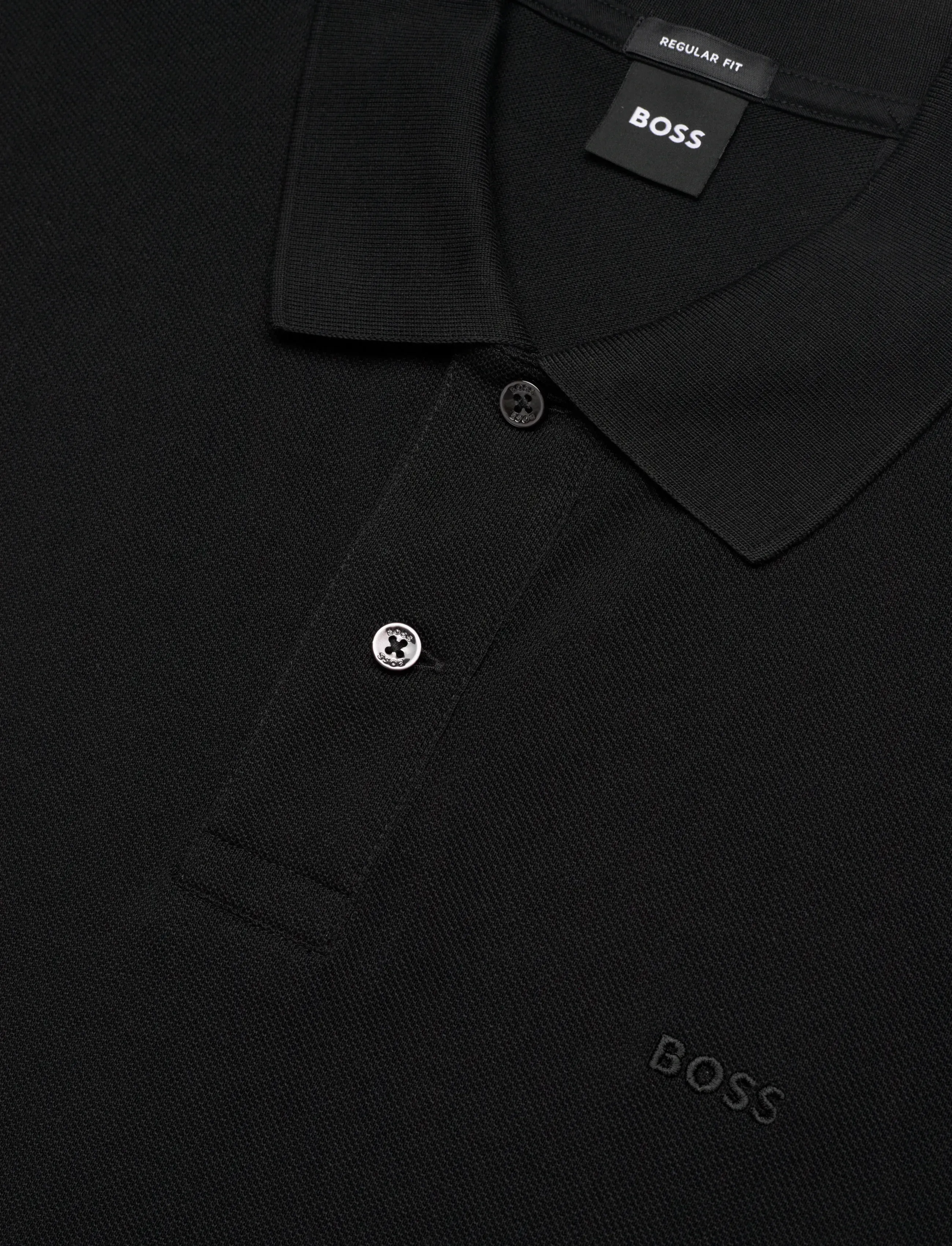 BOSS - Pallas - short-sleeved polos - black - 2
