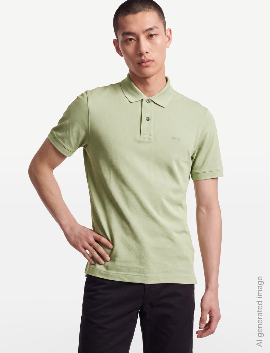 BOSS - Pallas - kortærmede poloer - dark beige - 3