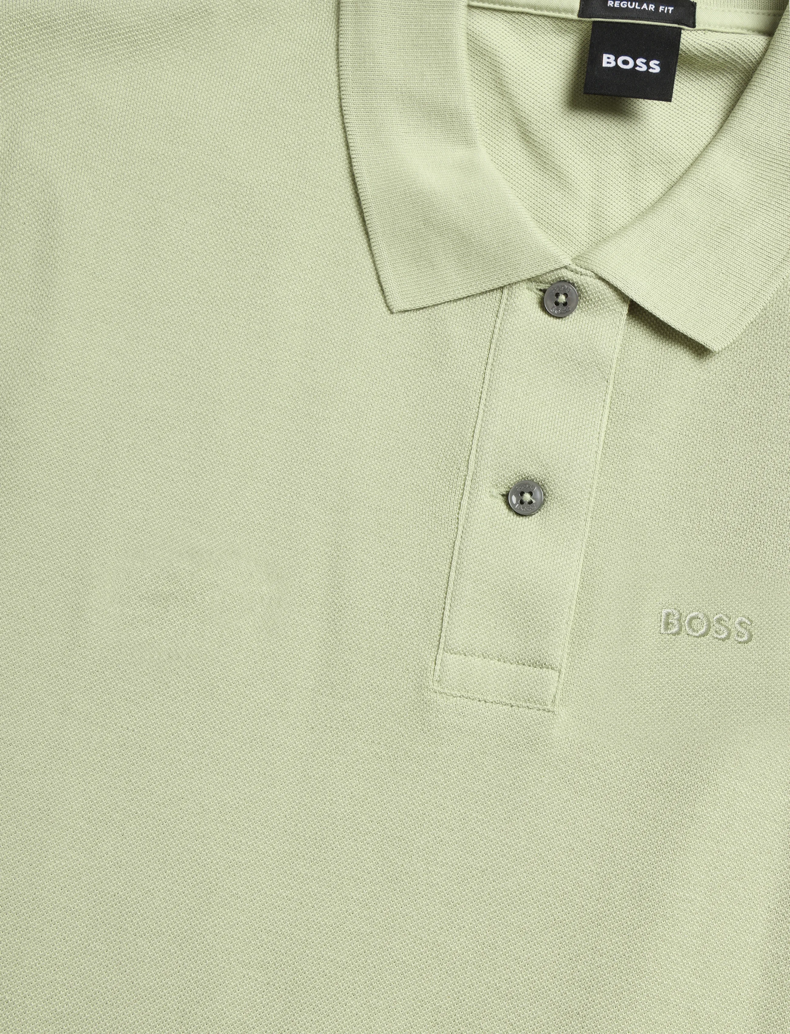 BOSS - Pallas - short-sleeved polos - dark beige - 2