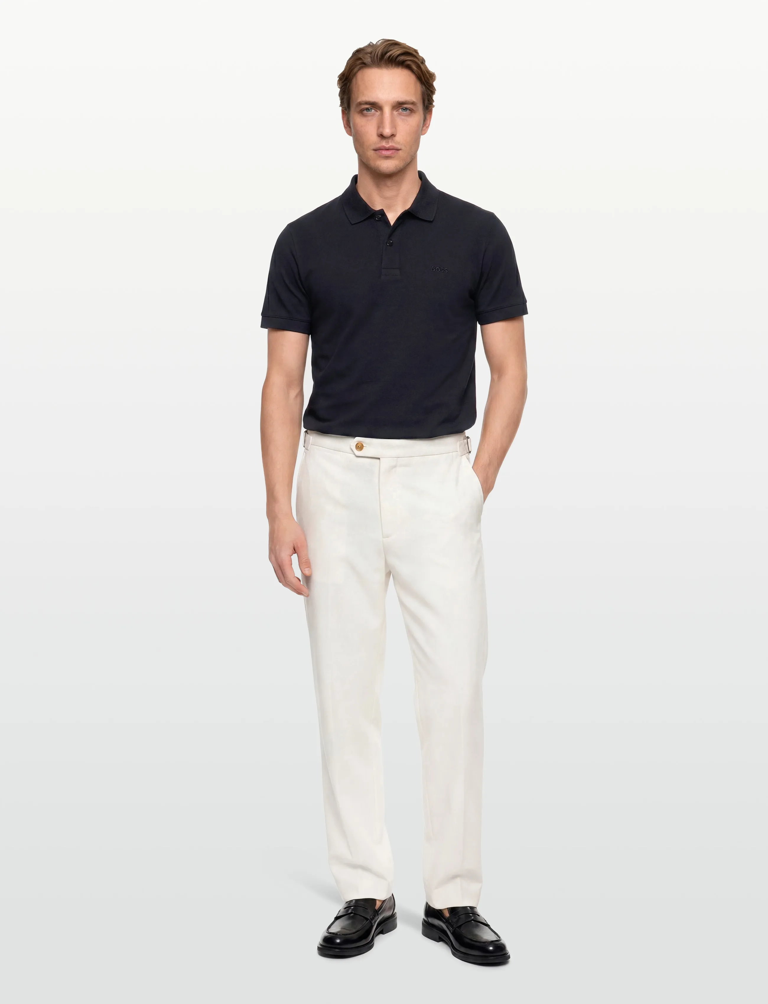 BOSS Pallas, S, Navy, Poloer > Kortærmede, Herre