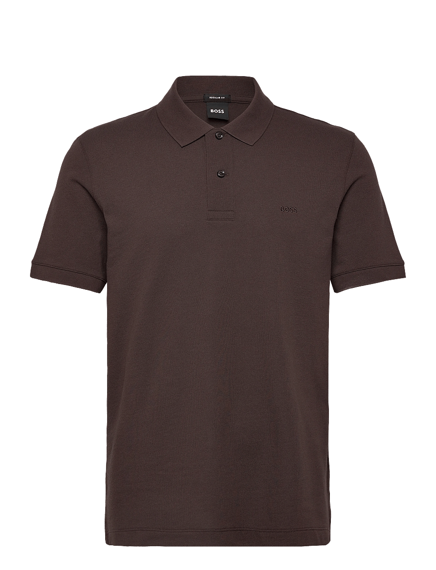BOSS - Pallas - kurzärmelig - dark brown - 1