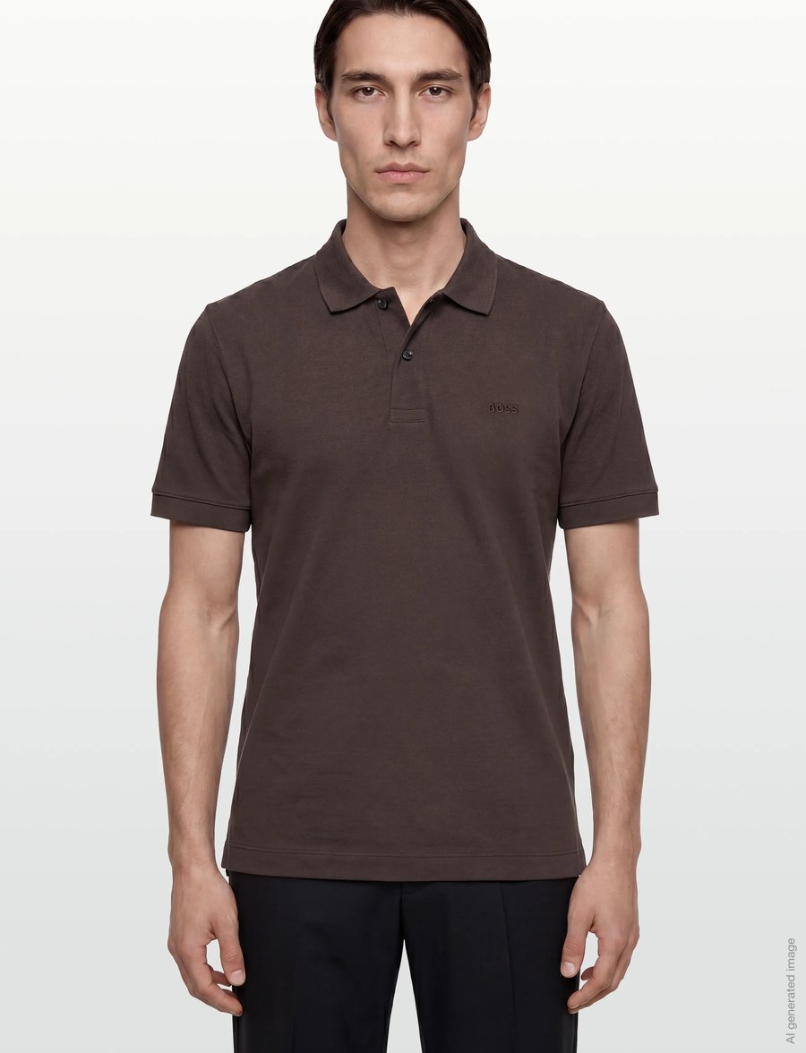 BOSS - Pallas - kurzärmelig - dark brown - 3