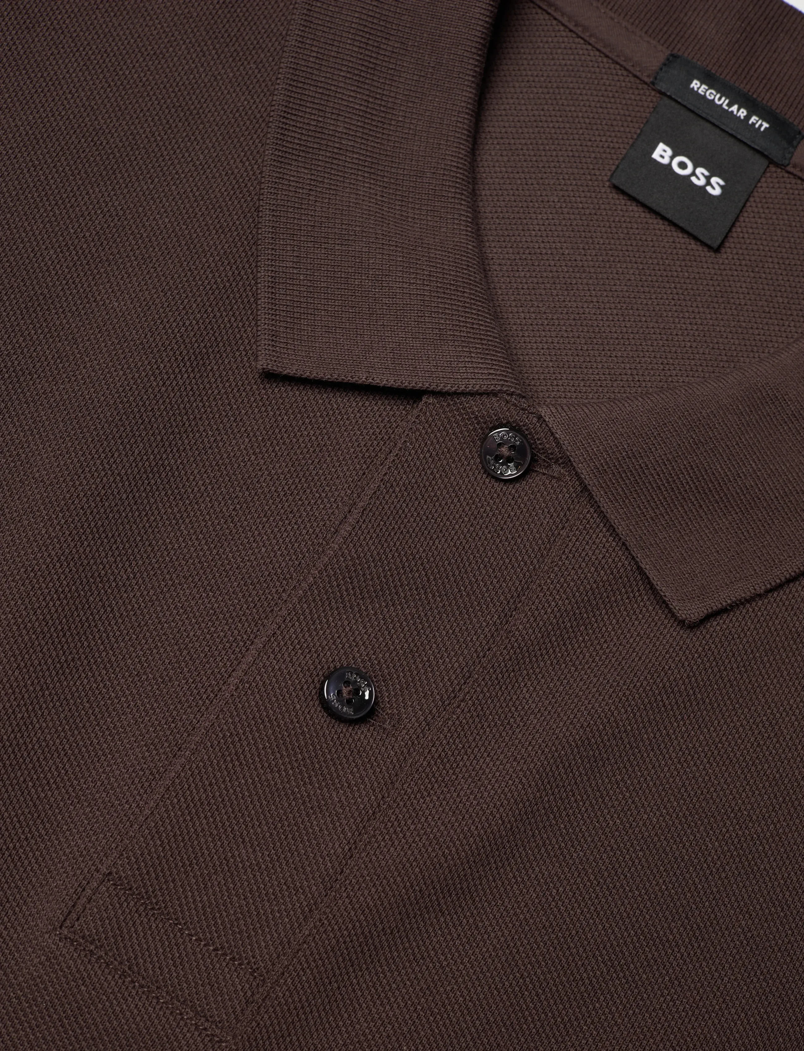 BOSS - Pallas - kurzärmelig - dark brown - 5