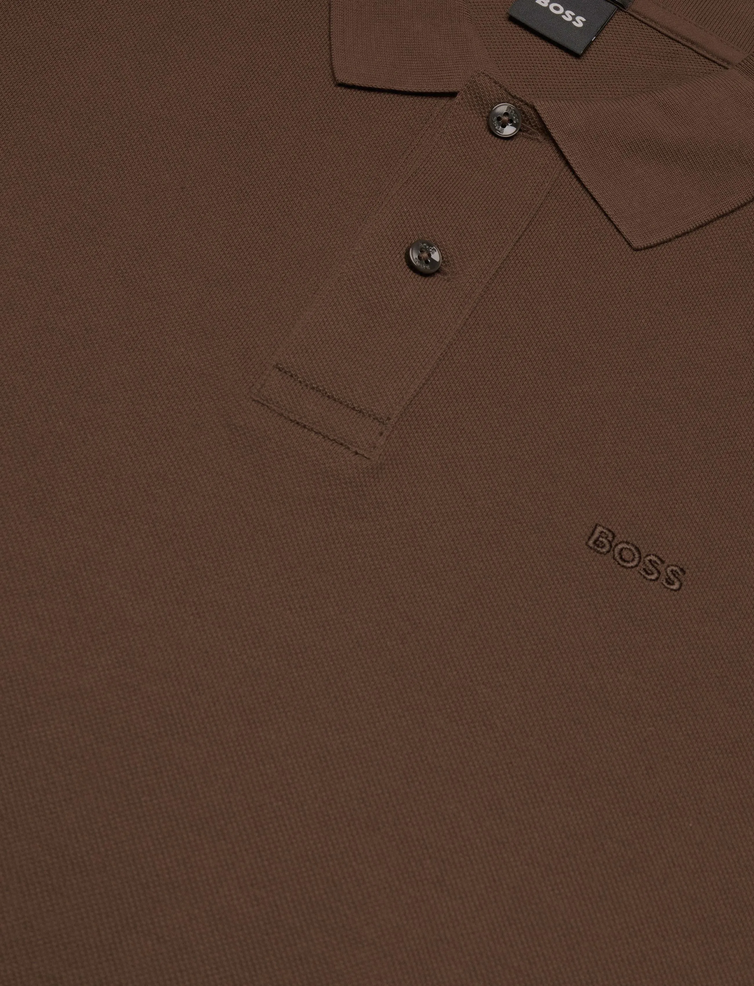BOSS - Pallas - kortærmede poloer - dark brown - 2