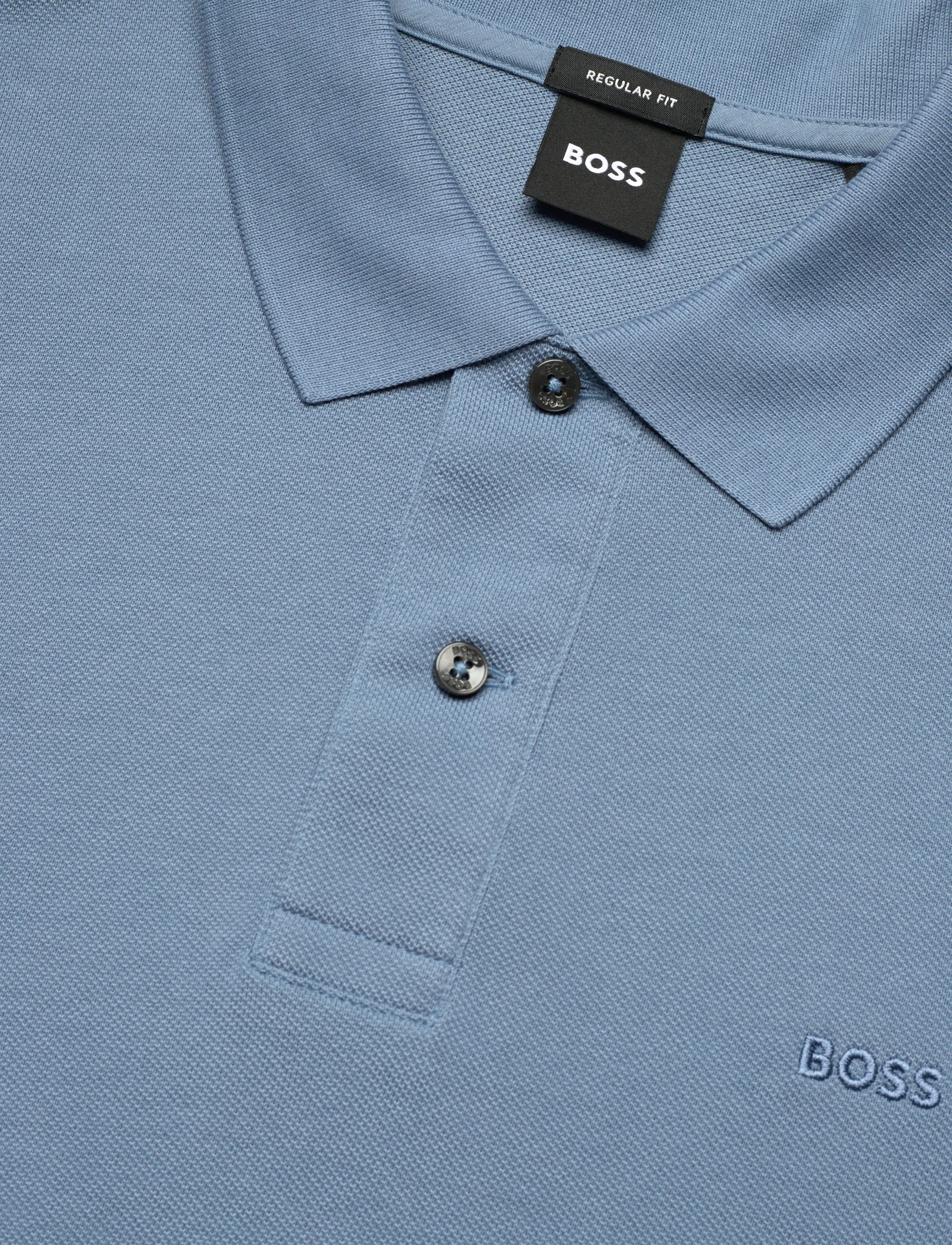 BOSS - Pallas - short-sleeved polos - light/pastel blue - 5