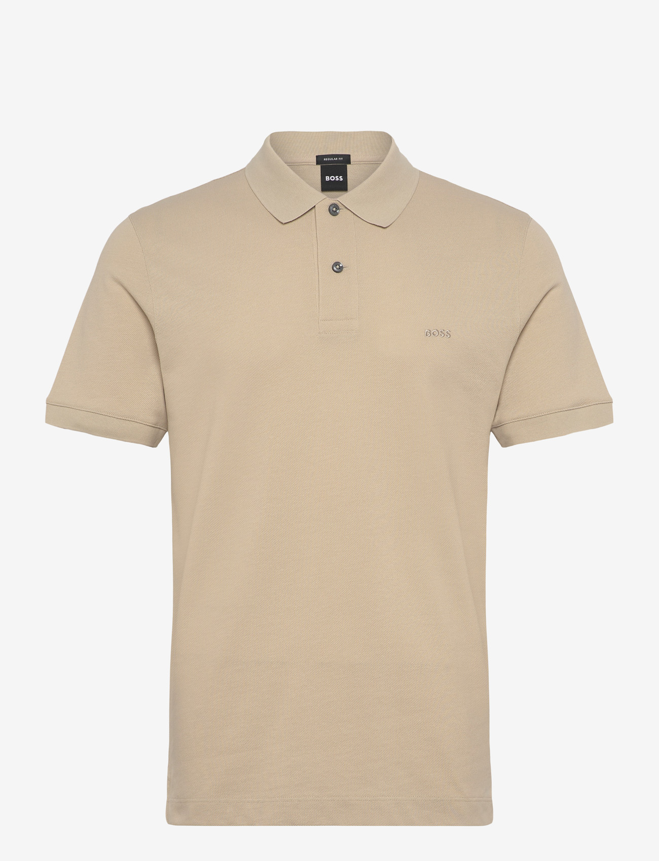 BOSS - Pallas - lühikeste varrukatega polod - open beige - 0