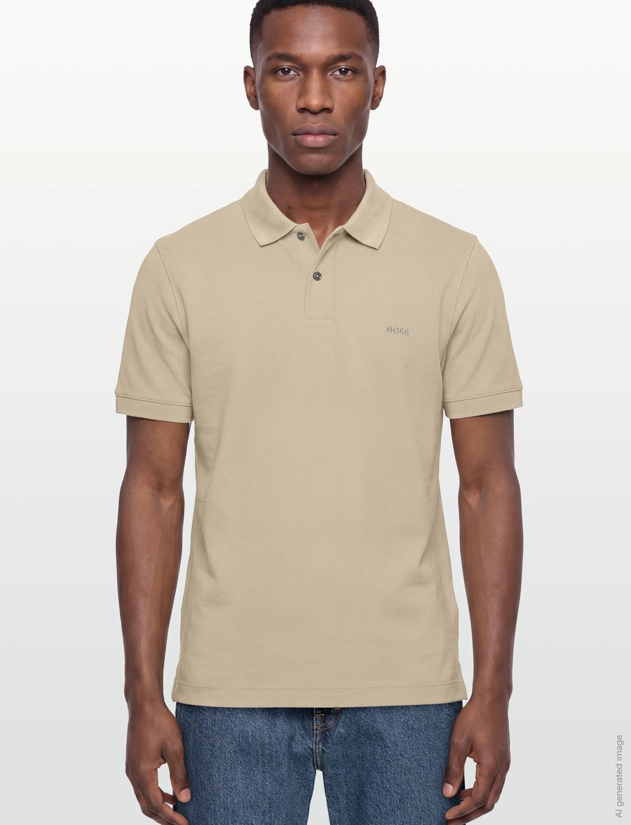 BOSS - Pallas - kurzärmelig - open beige - 3