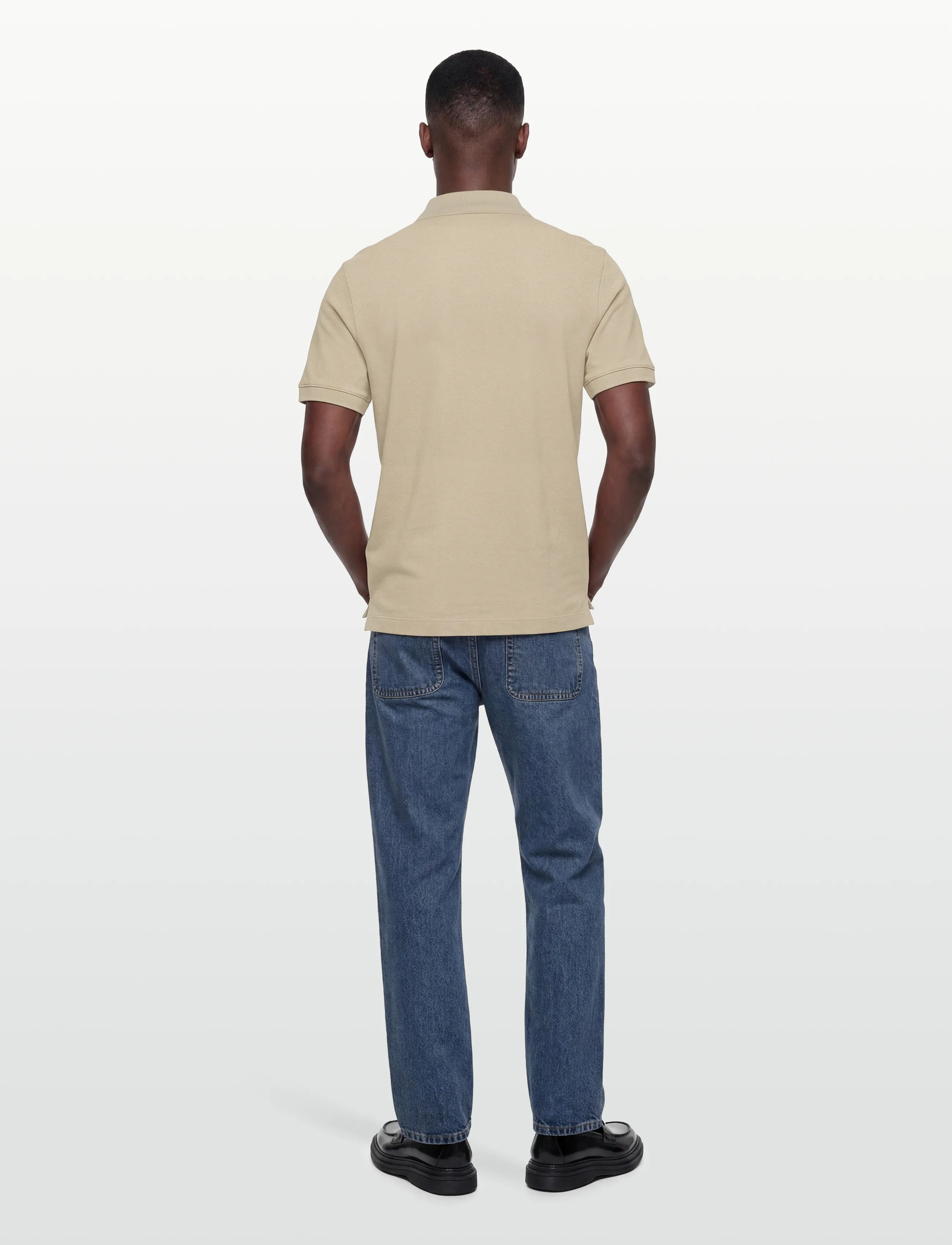 BOSS - Pallas - kortærmede poloer - open beige - 4