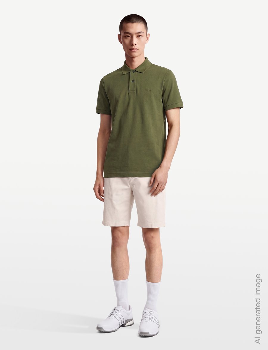 BOSS - Pallas - short-sleeved polos - open green - 0