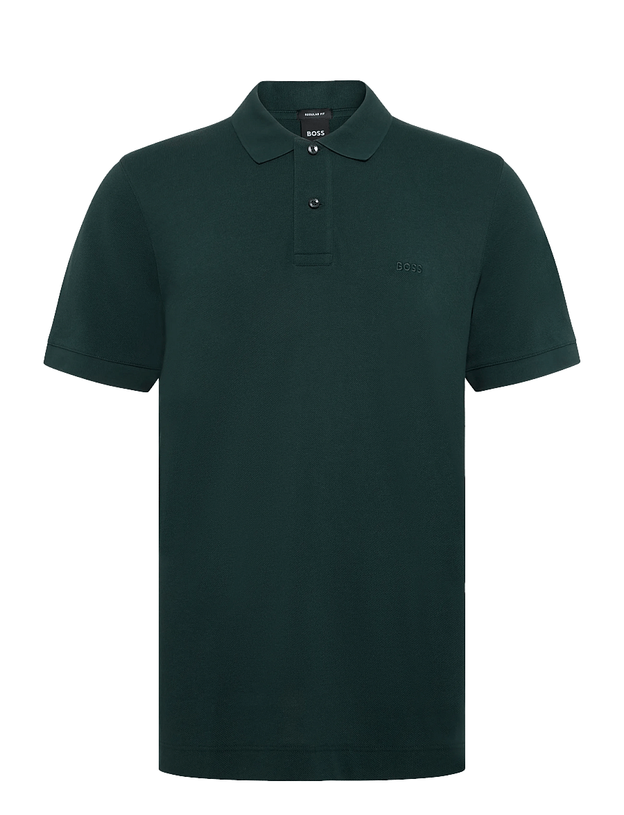 BOSS - Pallas - lühikeste varrukatega polod - open green - 0