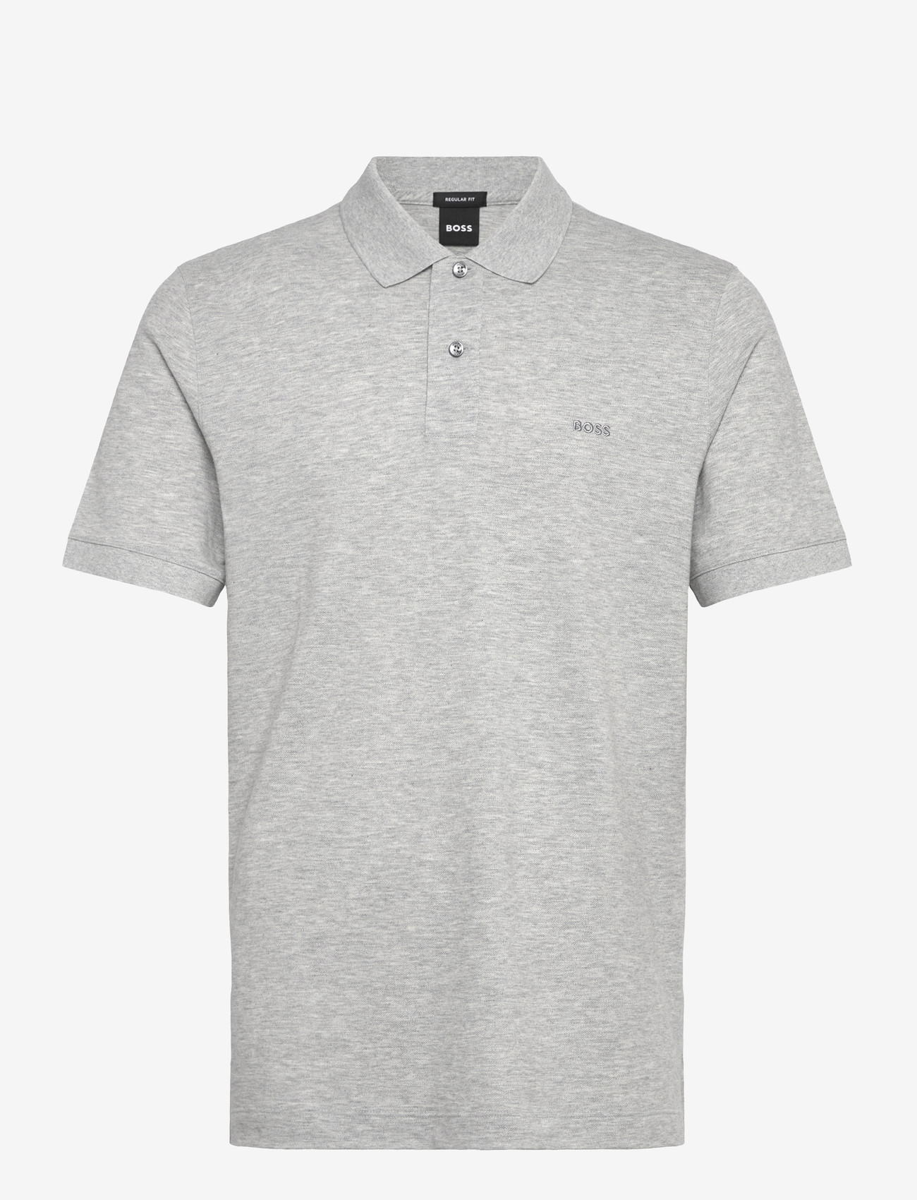 BOSS - Pallas - lühikeste varrukatega polod - open grey - 1