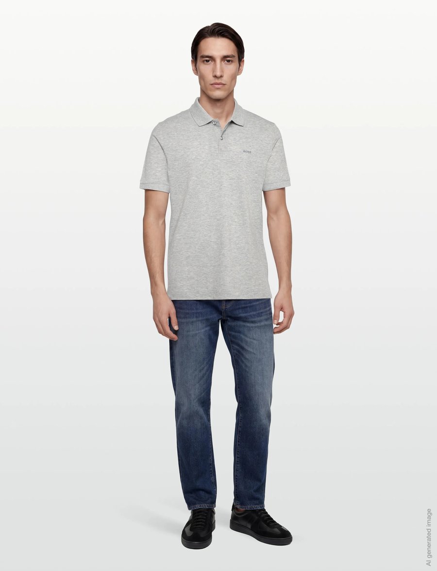 BOSS - Pallas - kurzärmelig - open grey - 0