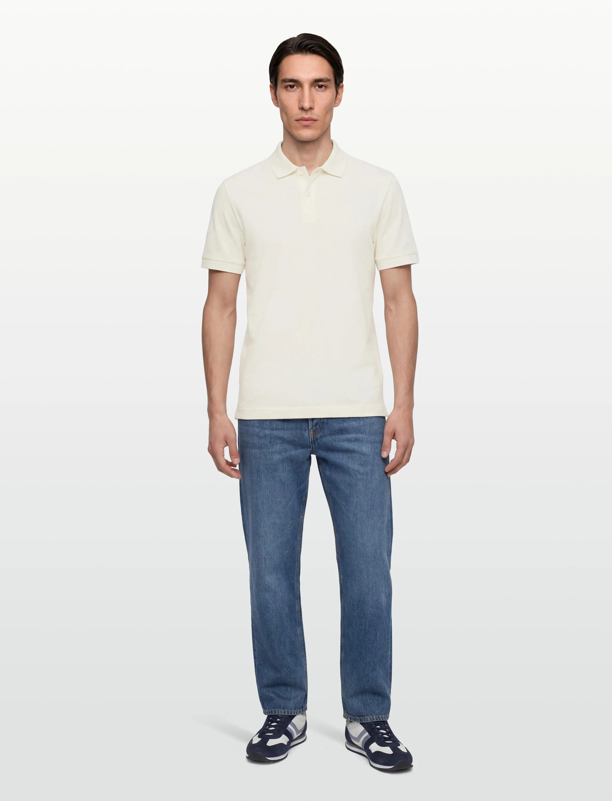 BOSS Pallas, XL, Polos, Creme - Short-sleeved, Männerswear