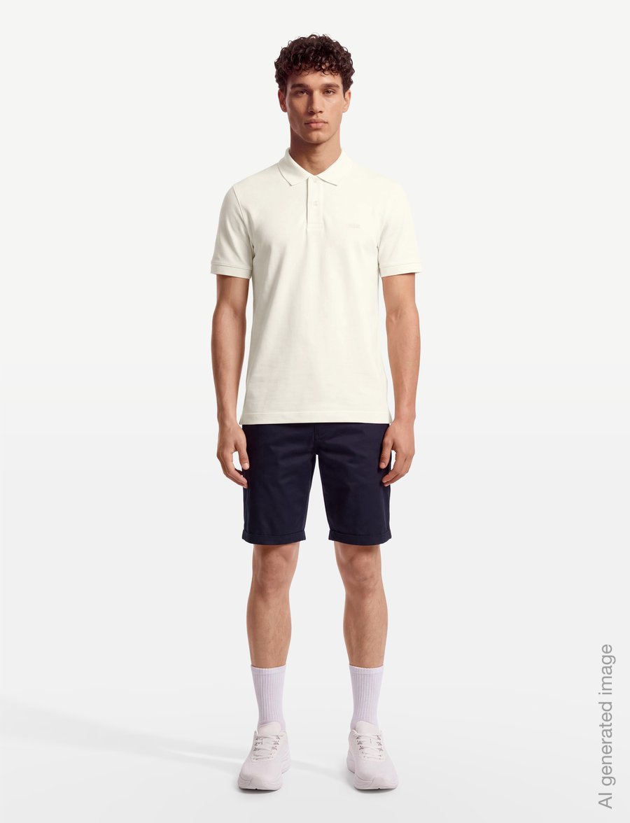 BOSS - Pallas - short-sleeved polos - open white - 0