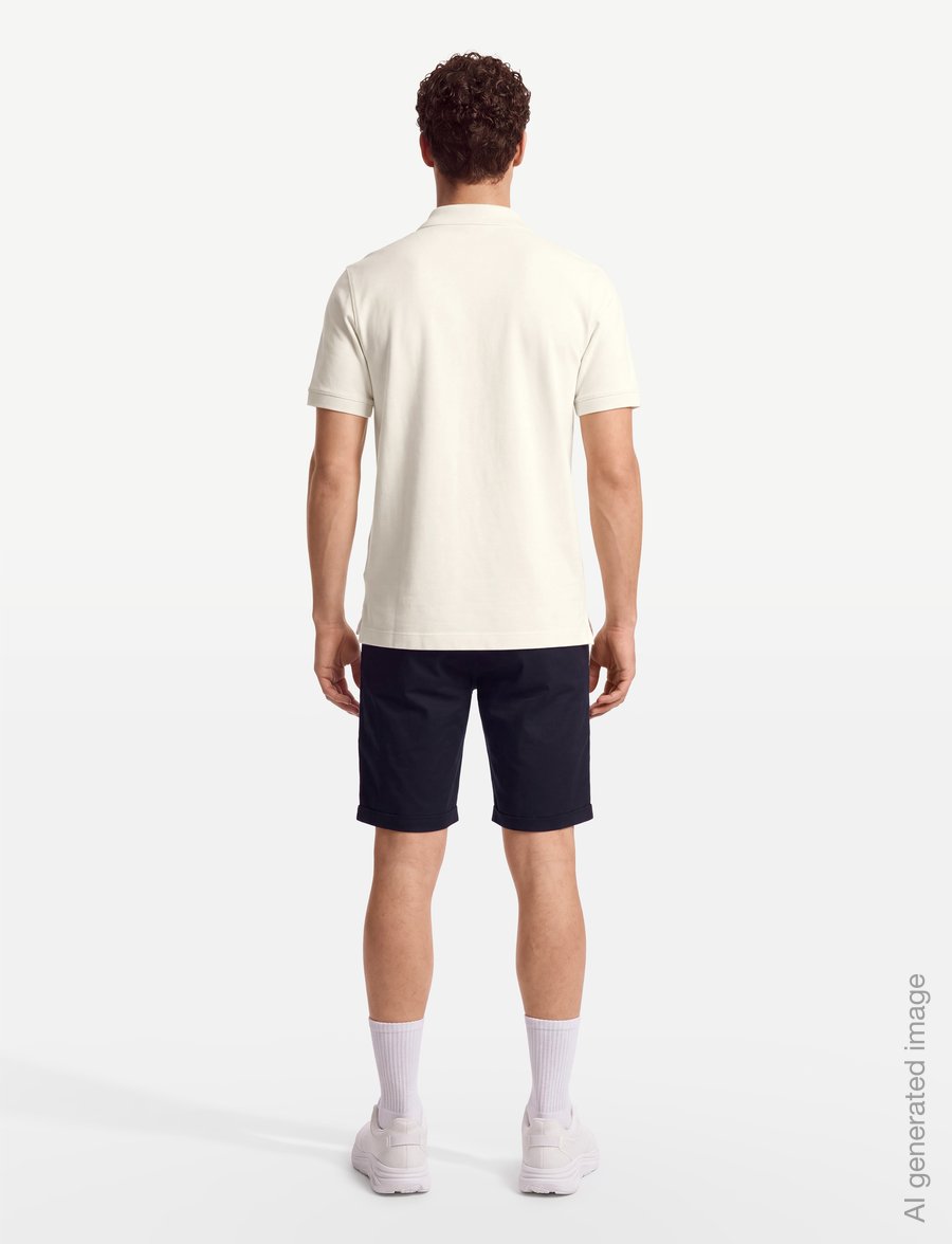 BOSS - Pallas - short-sleeved polos - open white - 4