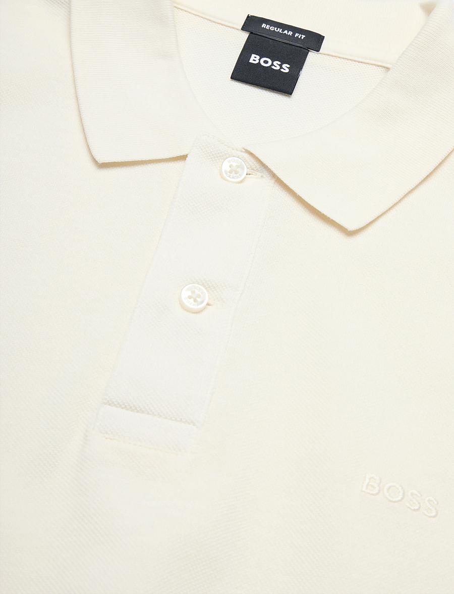 BOSS - Pallas - kurzärmelig - open white - 2